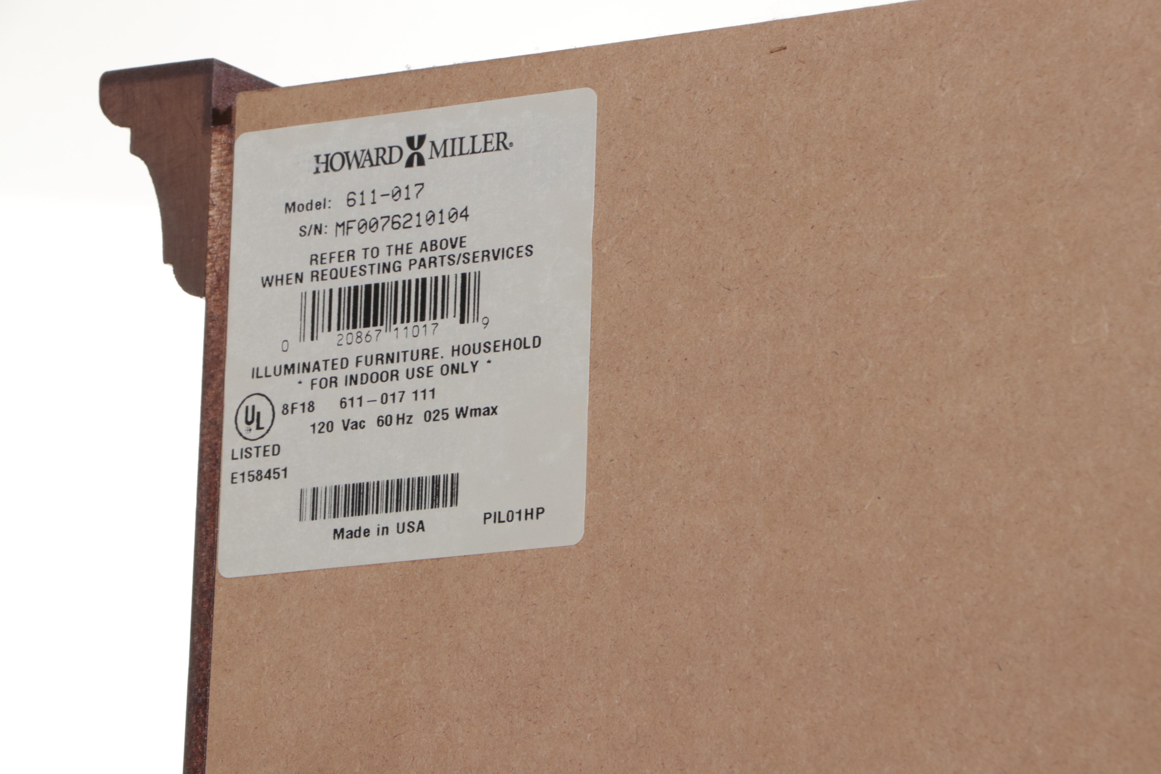 Howard Miller "Langston" Federal Style Cherrywood-Stained Grandfather Clock