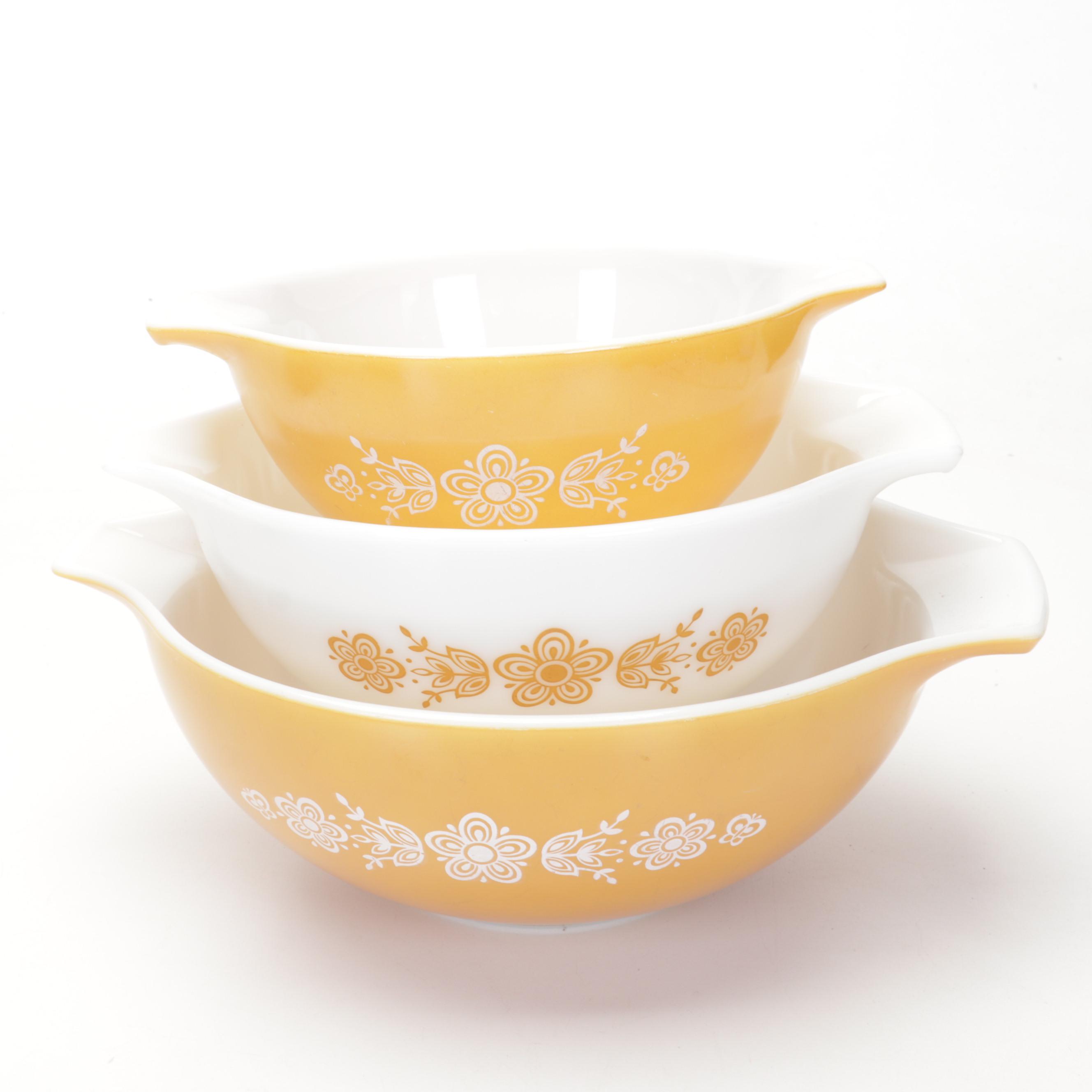 Pyrex "Spring Blossom", "Butterfly Gold", and Other Glass Kitchenware