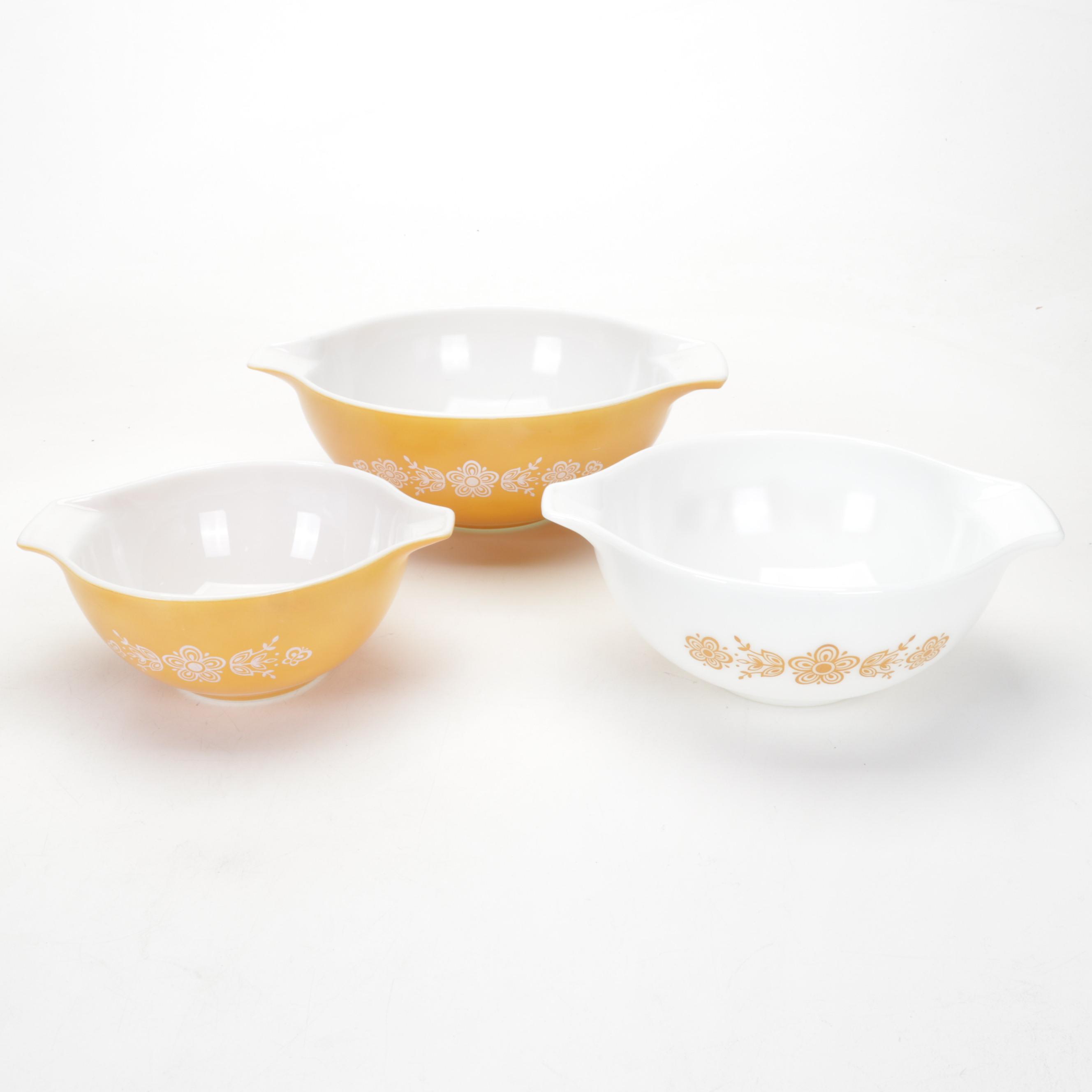 Pyrex "Spring Blossom", "Butterfly Gold", and Other Glass Kitchenware
