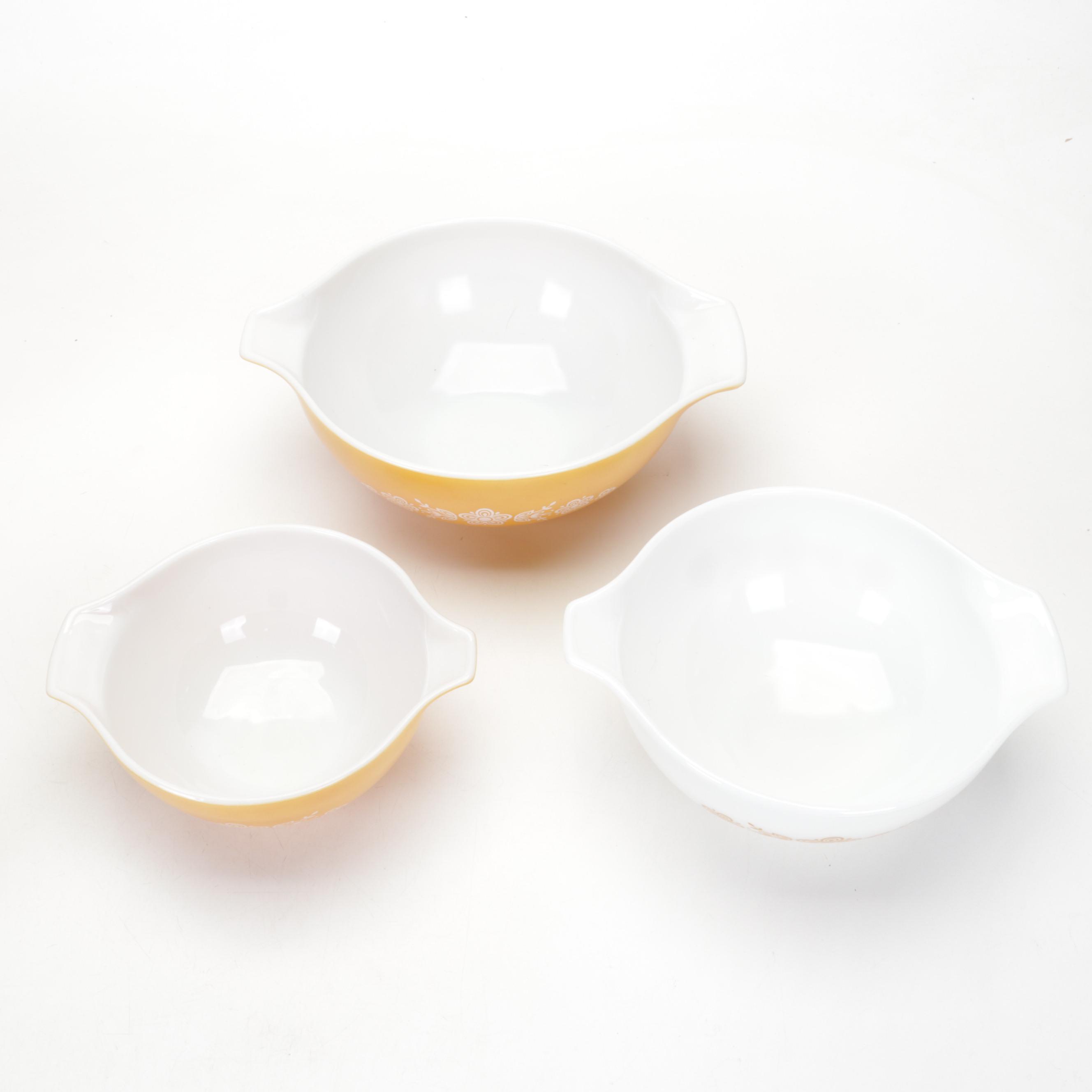 Pyrex "Spring Blossom", "Butterfly Gold", and Other Glass Kitchenware