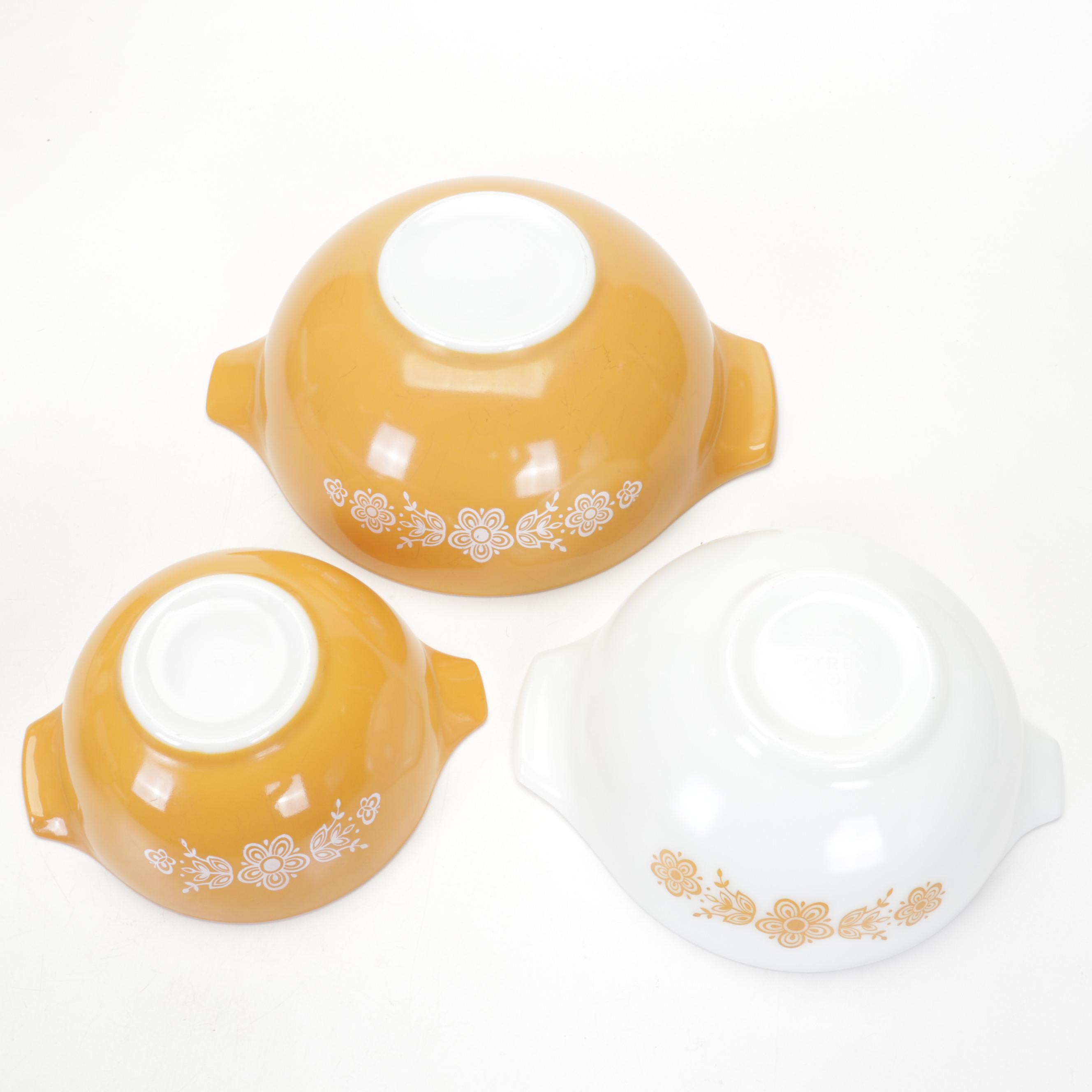 Pyrex "Spring Blossom", "Butterfly Gold", and Other Glass Kitchenware