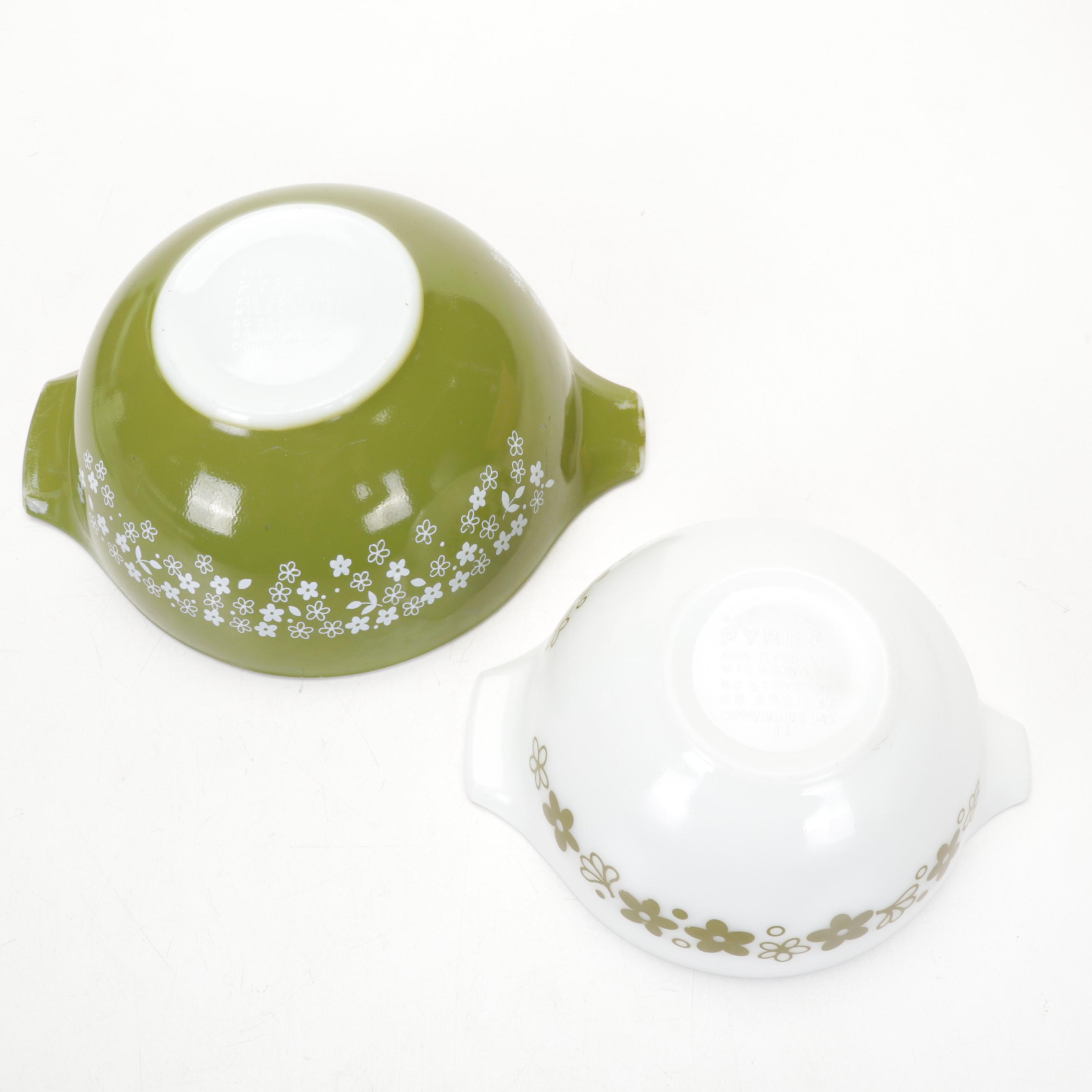 Pyrex "Spring Blossom", "Butterfly Gold", and Other Glass Kitchenware