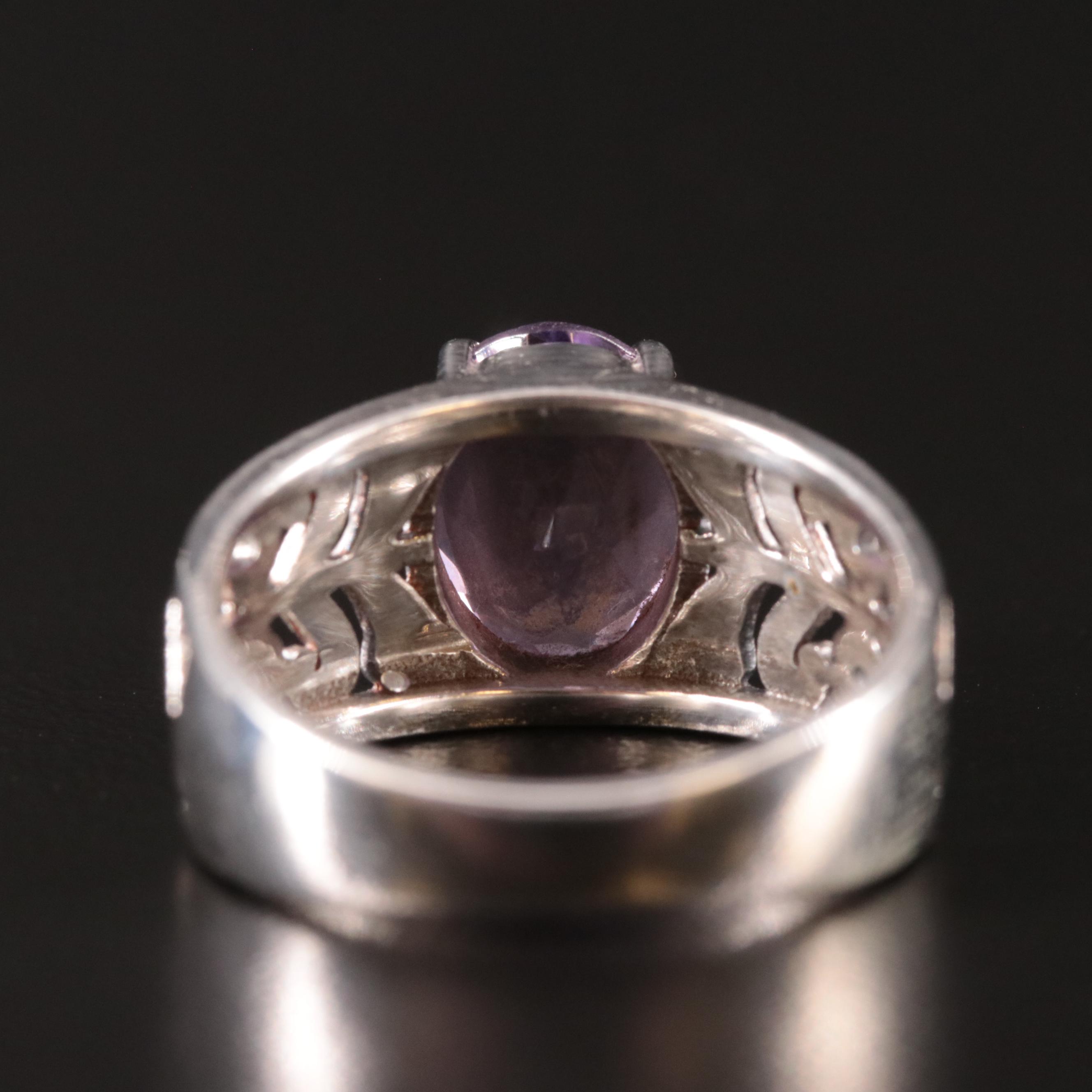 Sterling Amethyst Ring