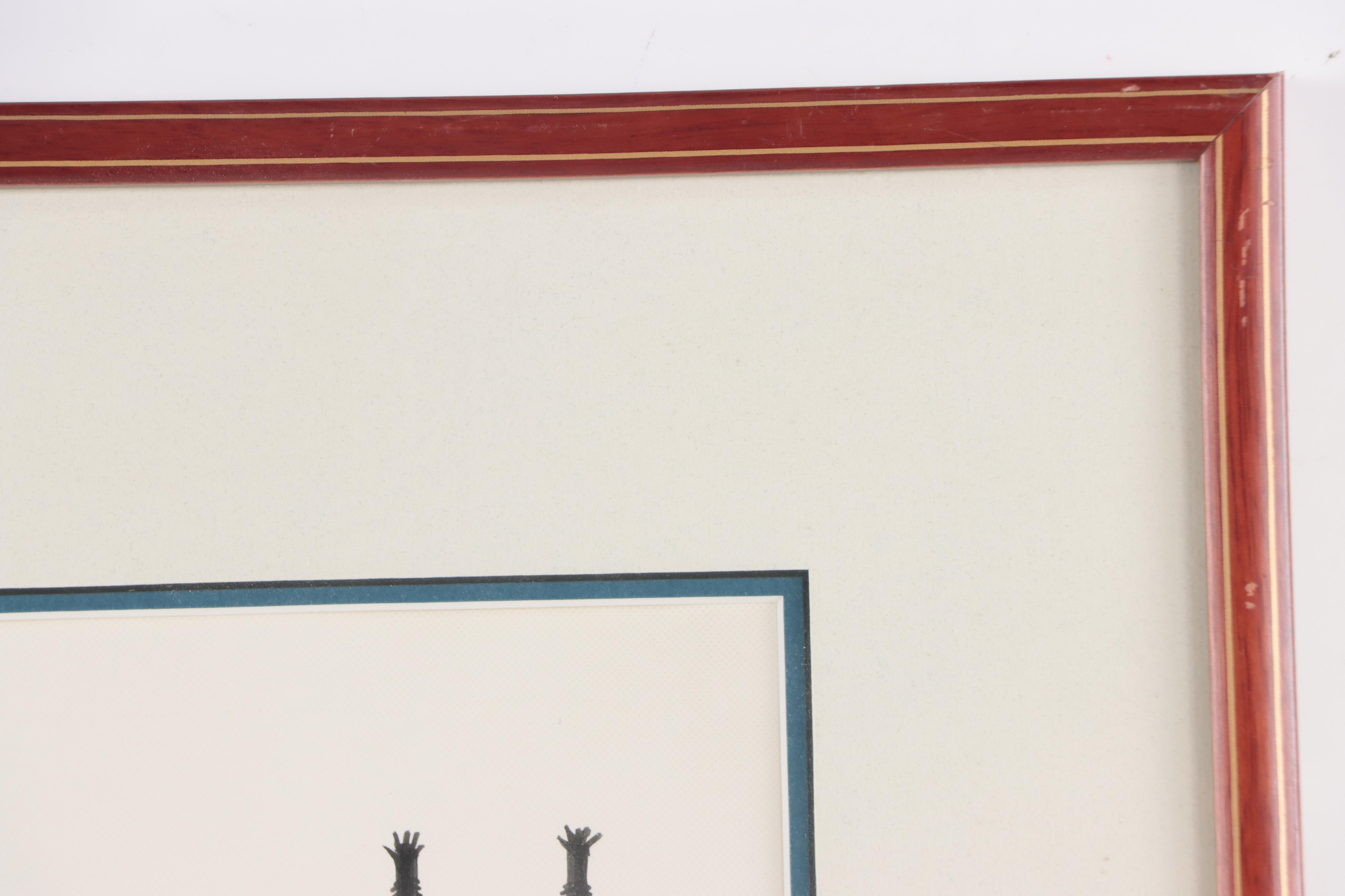 Jim Borgman Cartoon Ink Drawing of Cincinnati Riverboat Scene, 1988