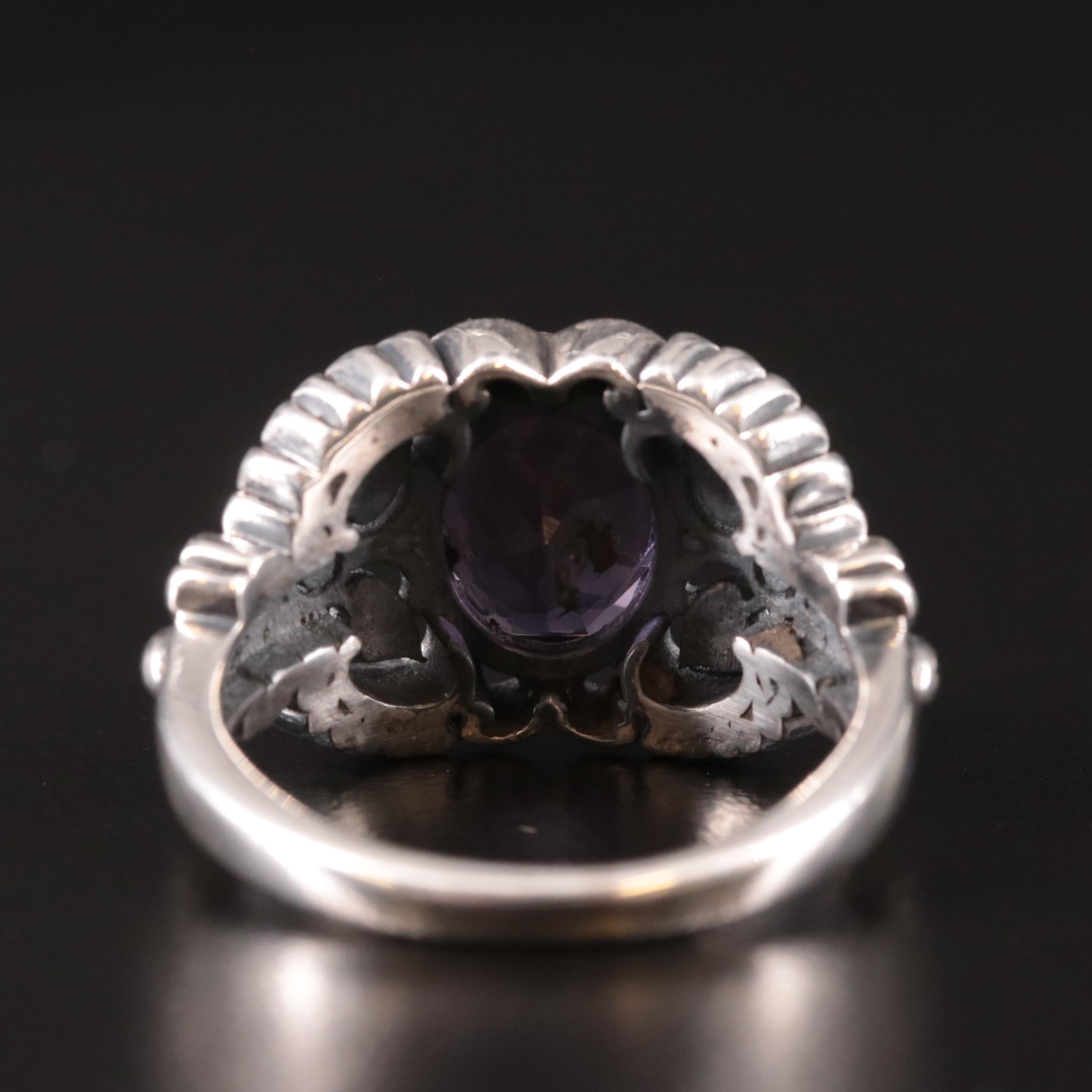 Sterling Amethyst Ring