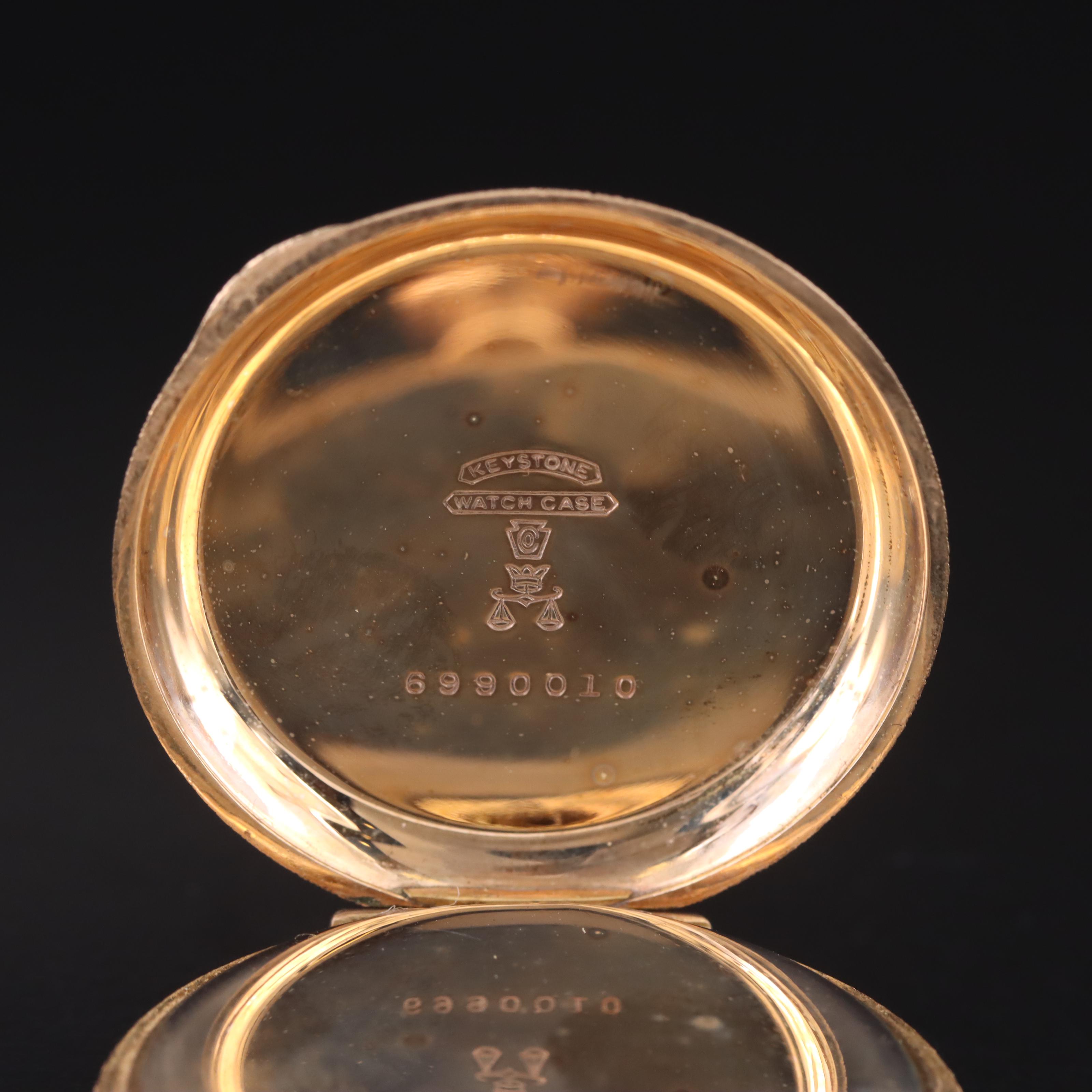 1898 Waltham Gold-Filled Hunting Case Pocket Watch