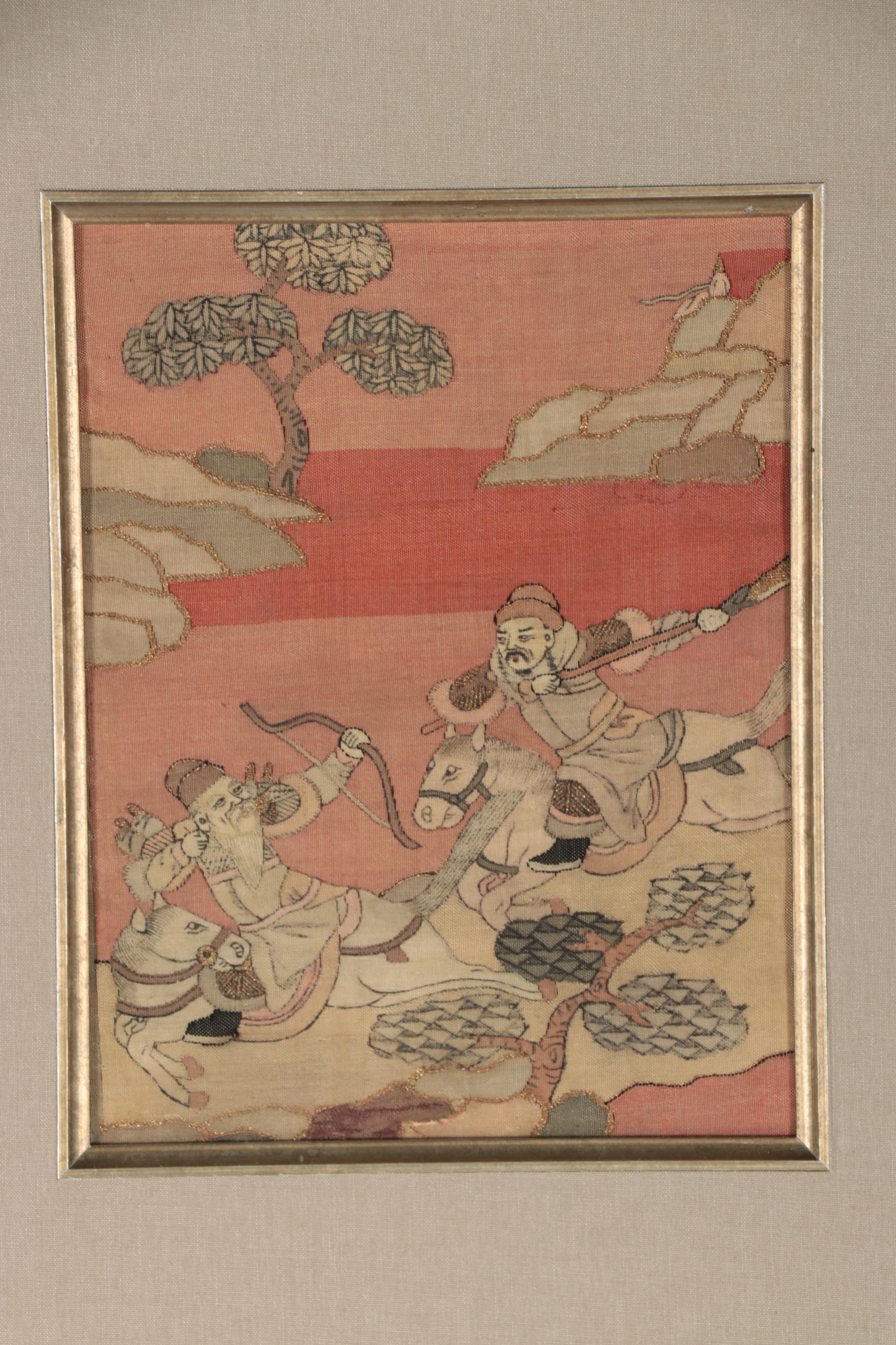 Chinese Handwoven and Embroidered Kesi Tapestry Panels