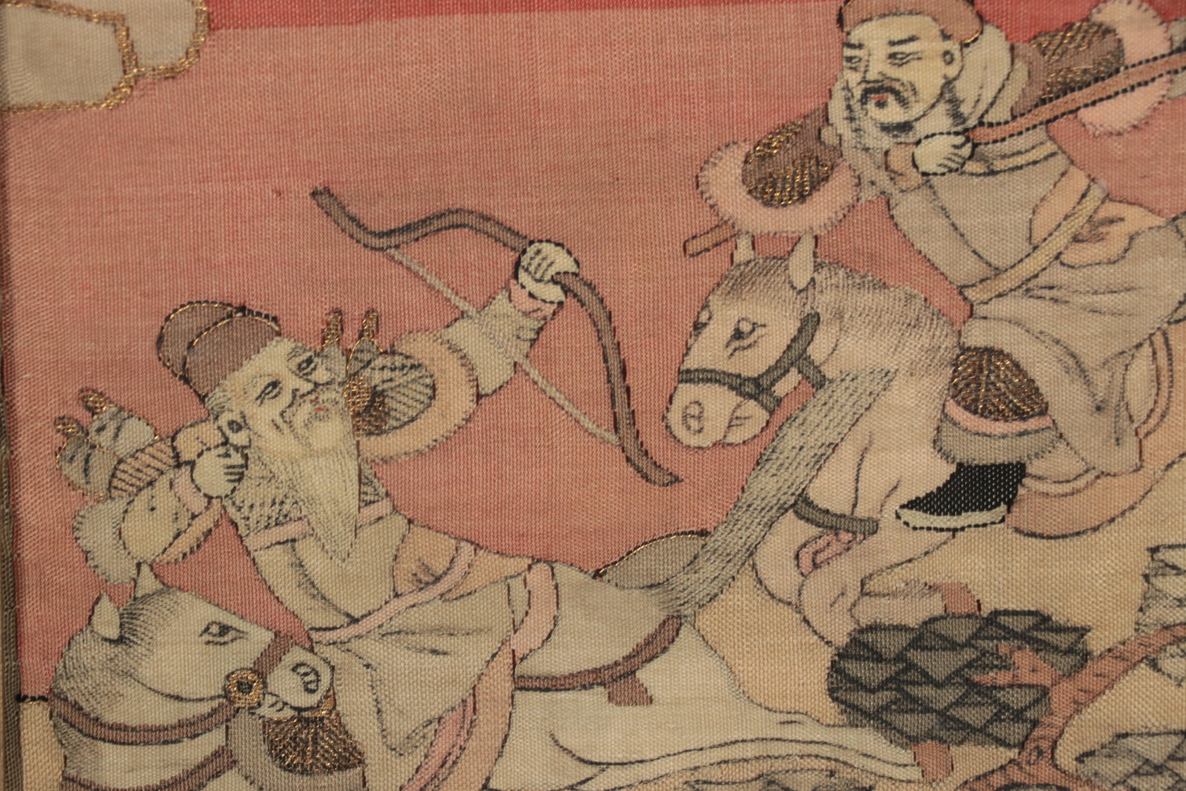 Chinese Handwoven and Embroidered Kesi Tapestry Panels