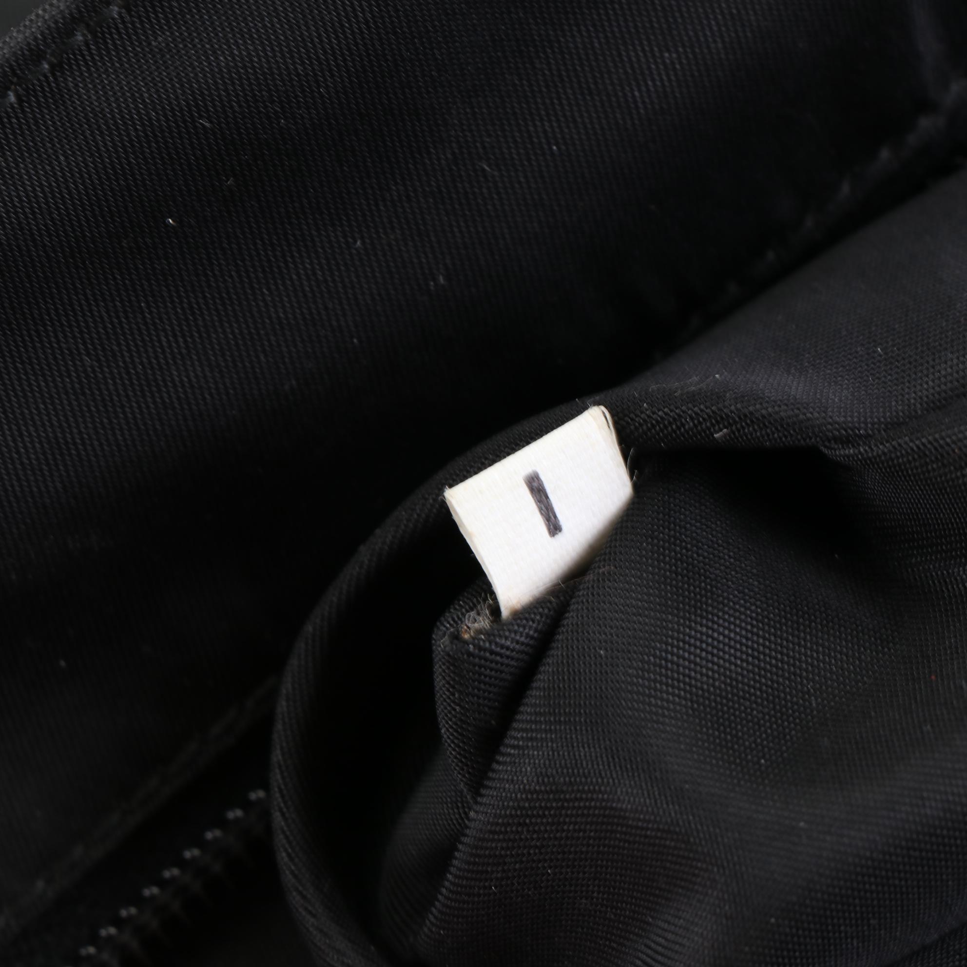 Prada Top Handle Tote in Black Nylon