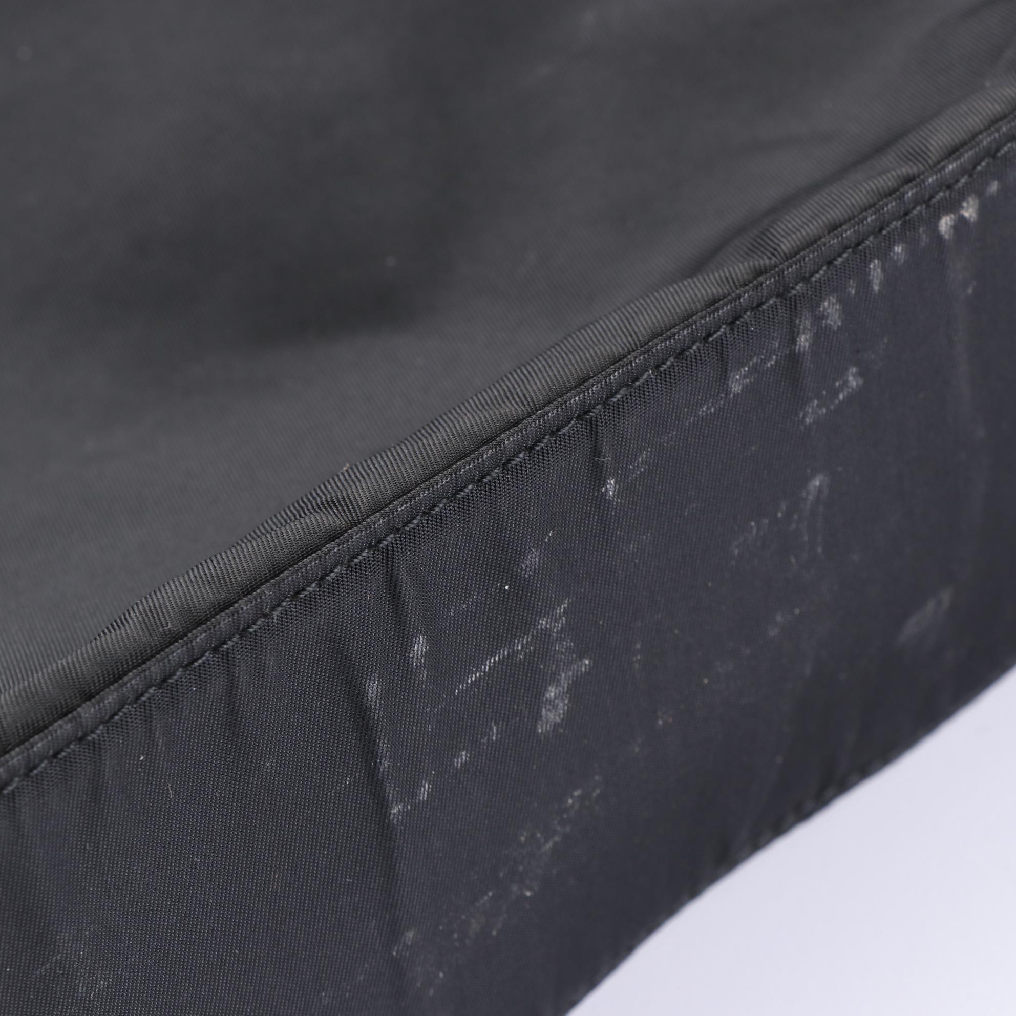 Prada Top Handle Tote in Black Nylon