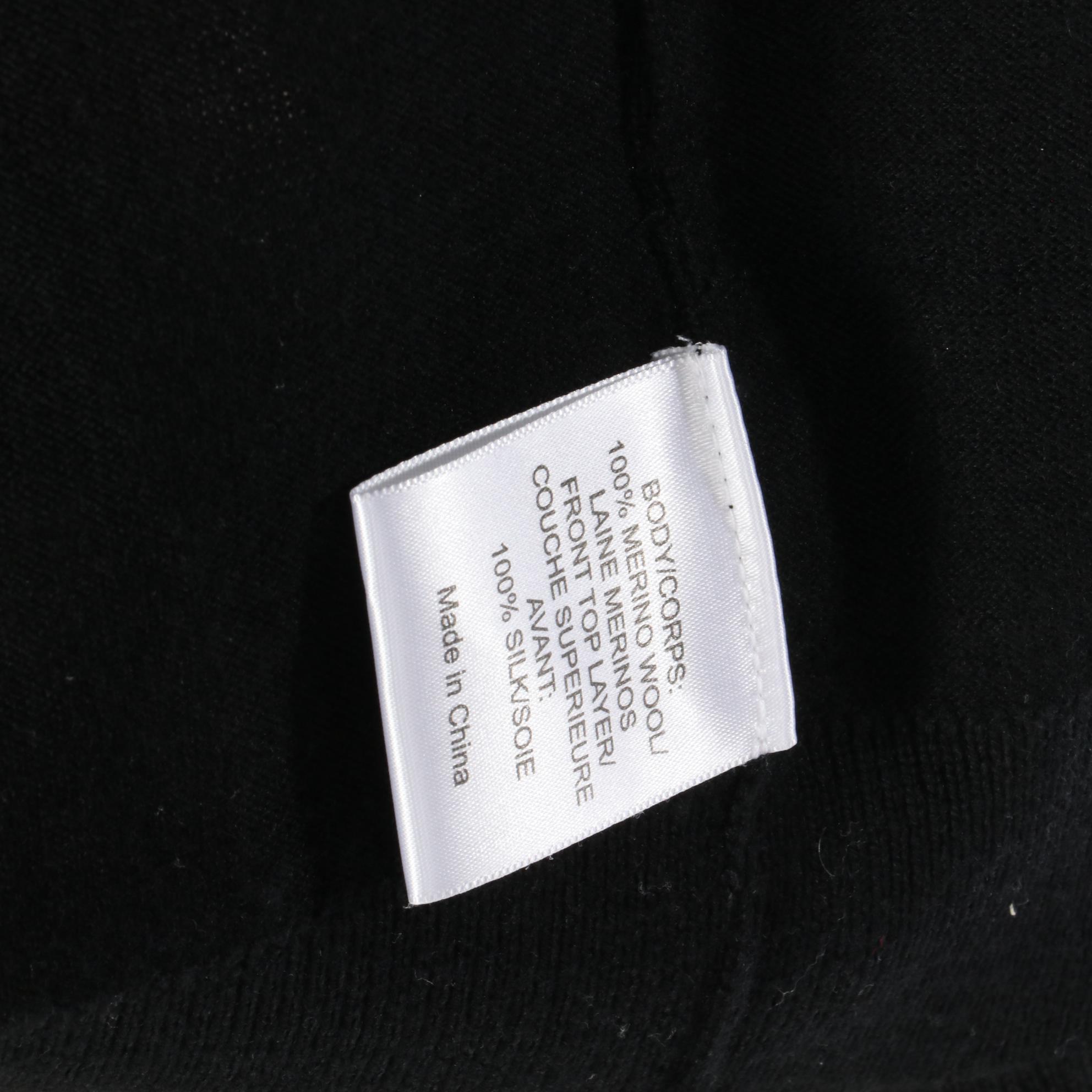 Tory Burch Zip Cardigan in Merino Wool with Silk Pleats