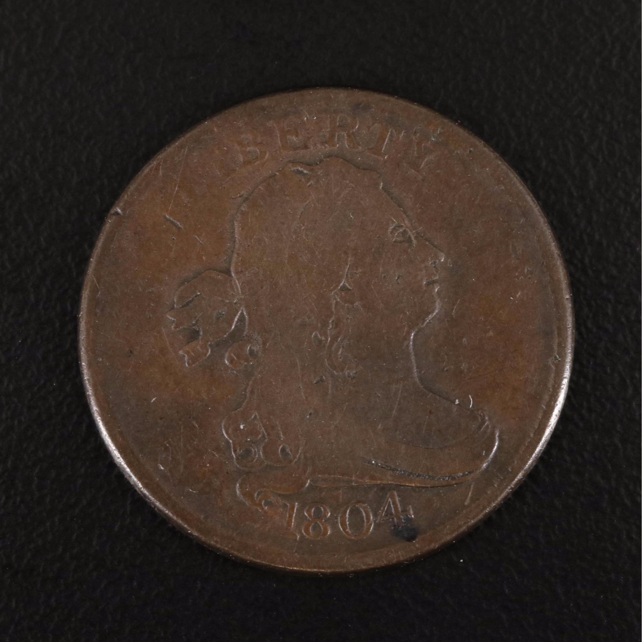 1804 Draped Bust Half Cent