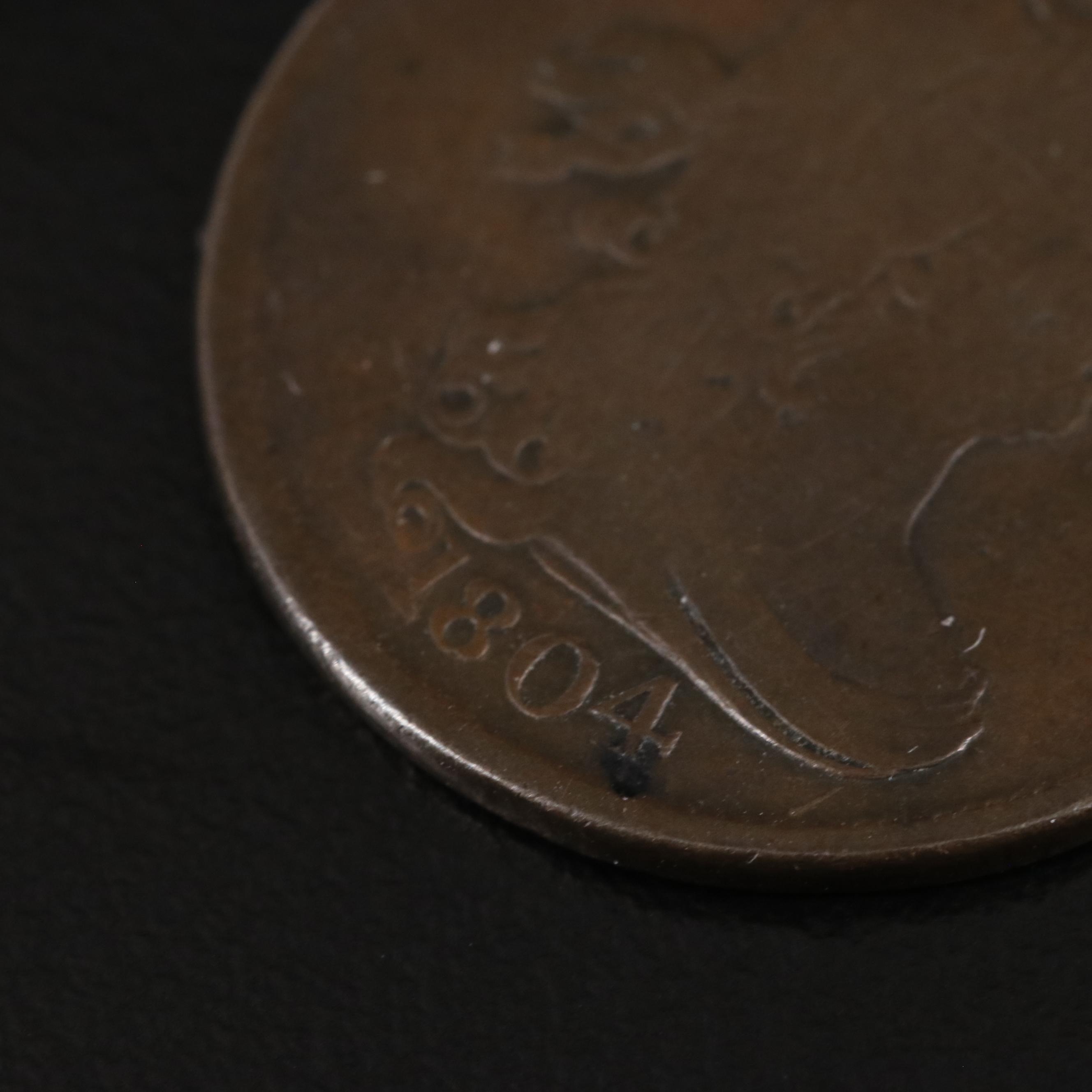 1804 Draped Bust Half Cent