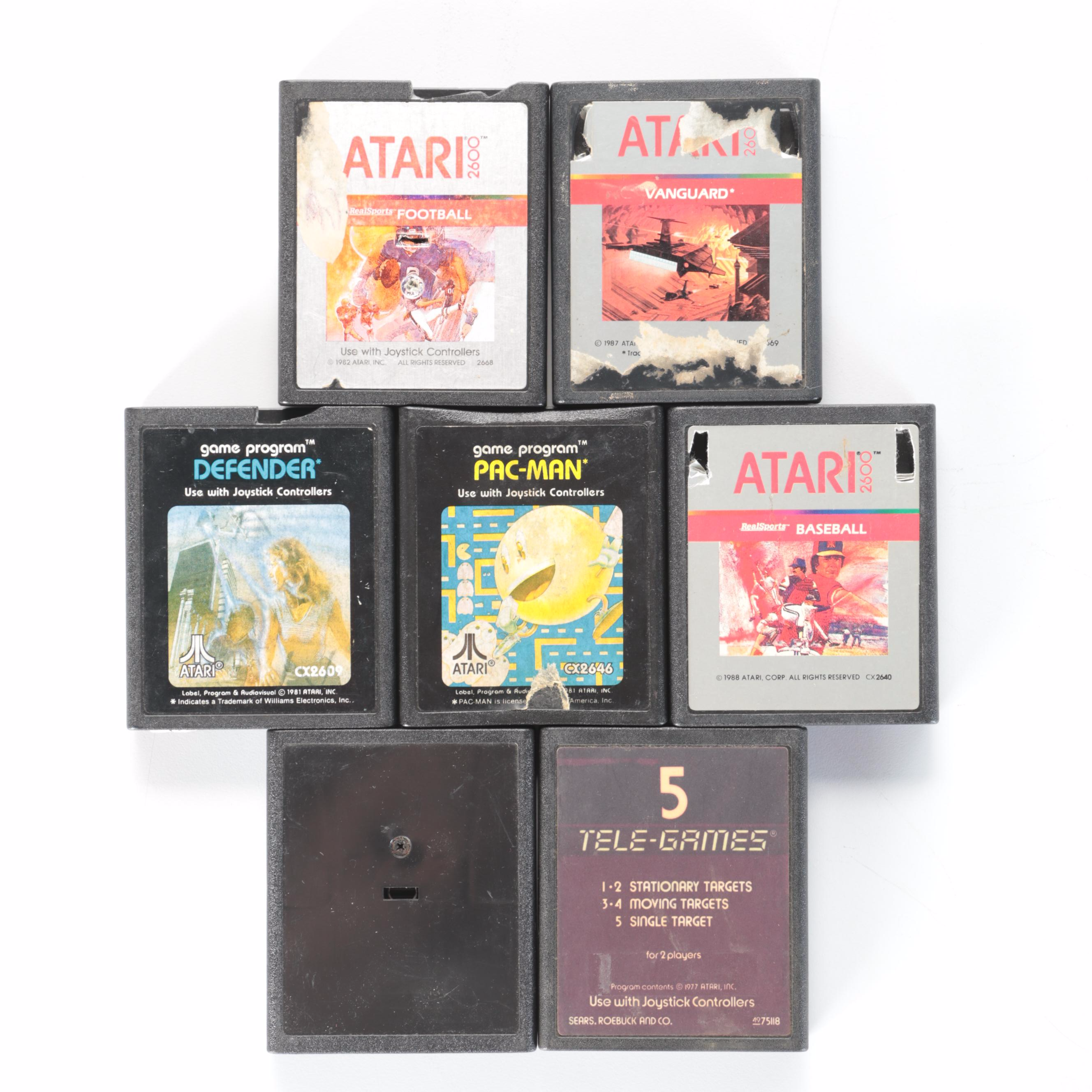 Intellivision and Atari 2600 Video Games with NBA, Bermuda Triangle, More