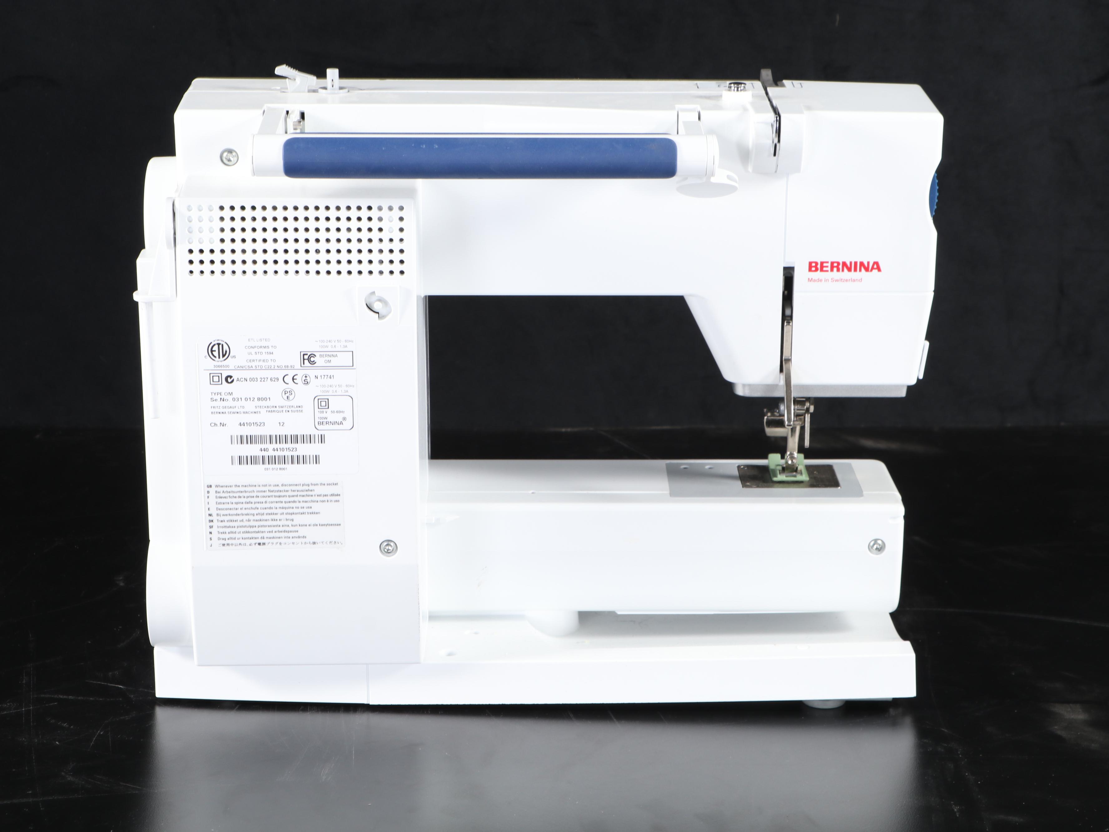 Bernina Aurora 440 Quilter's Edition Sewing Machine with Manual and Accessories