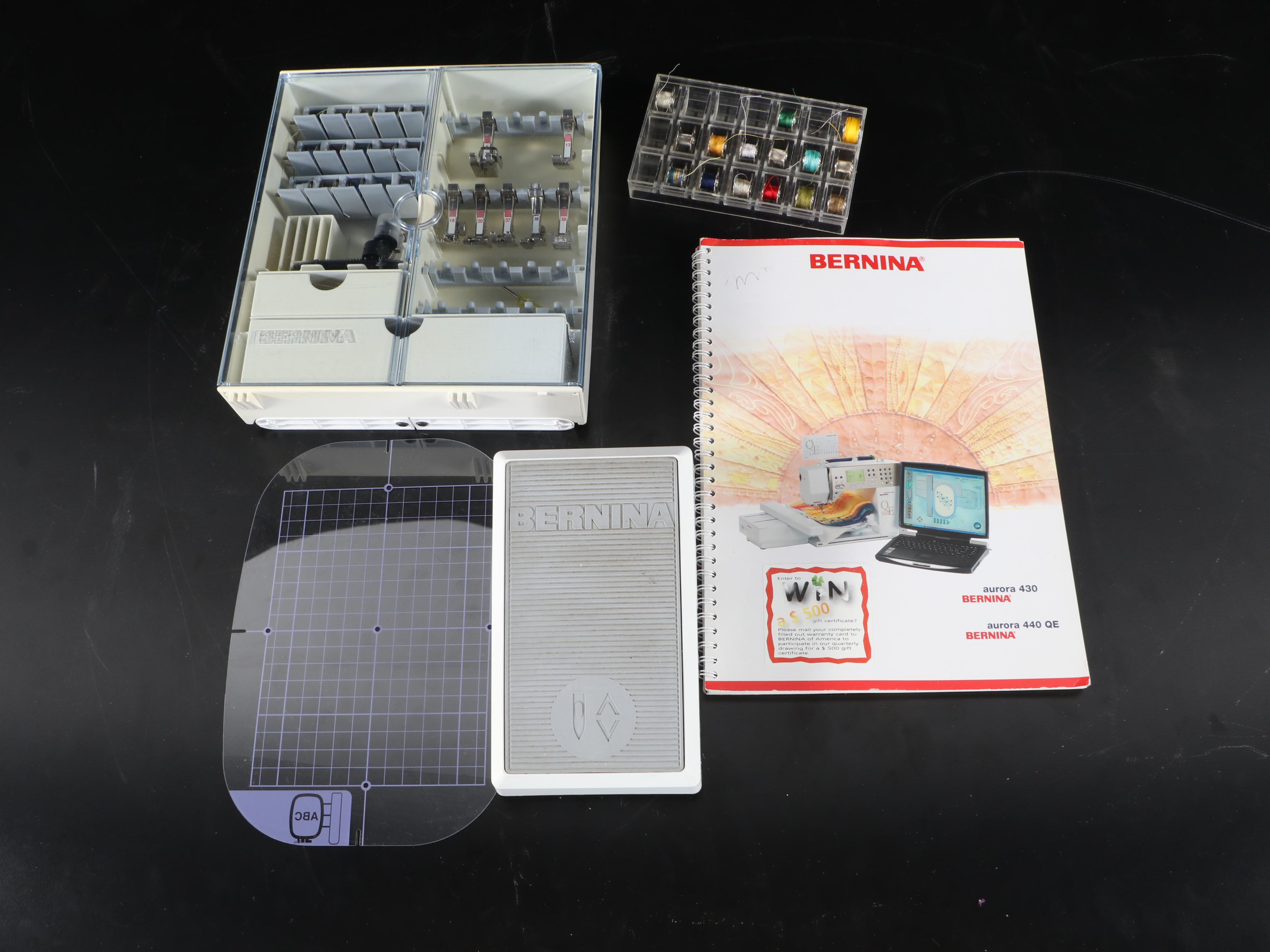 Bernina Aurora 440 Quilter's Edition Sewing Machine with Manual and Accessories