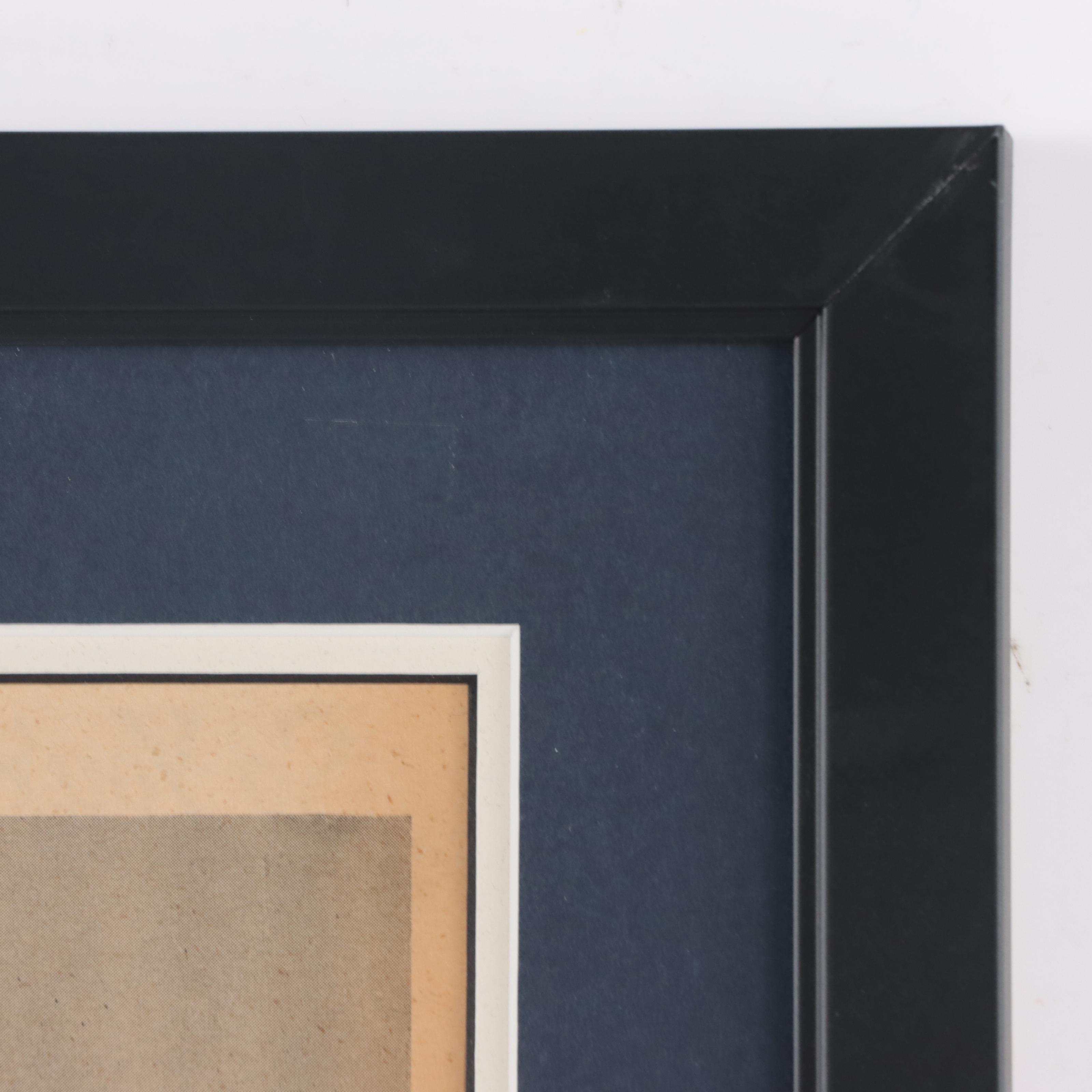 Old Crow Lithograph Advertisement Page, 1946