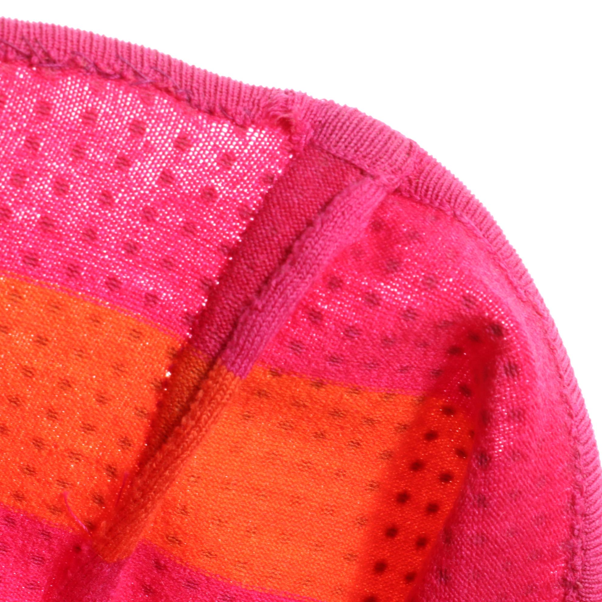 Embellished Striped Knit Bodycon Strapless Dress