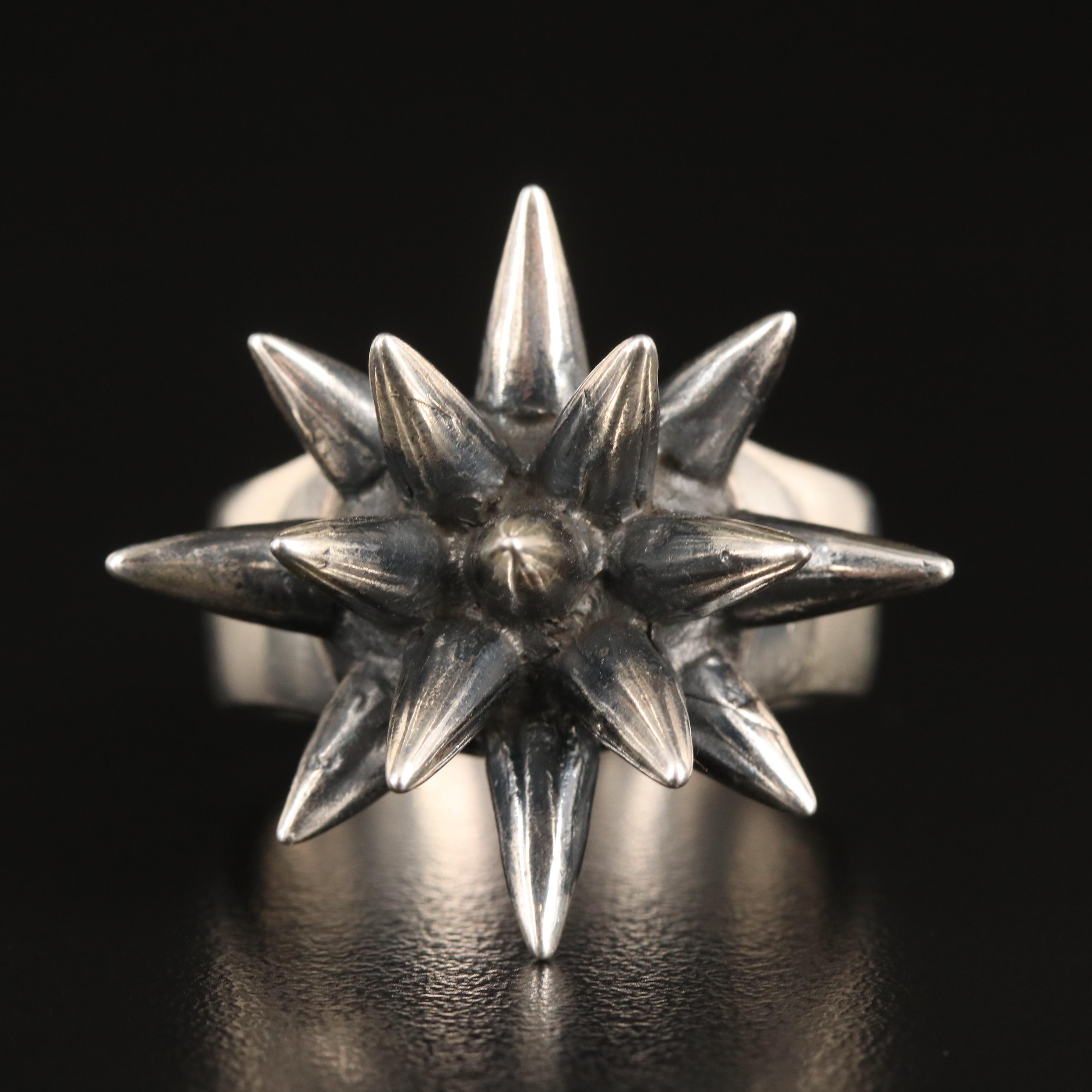 Sterling Spiked Ring