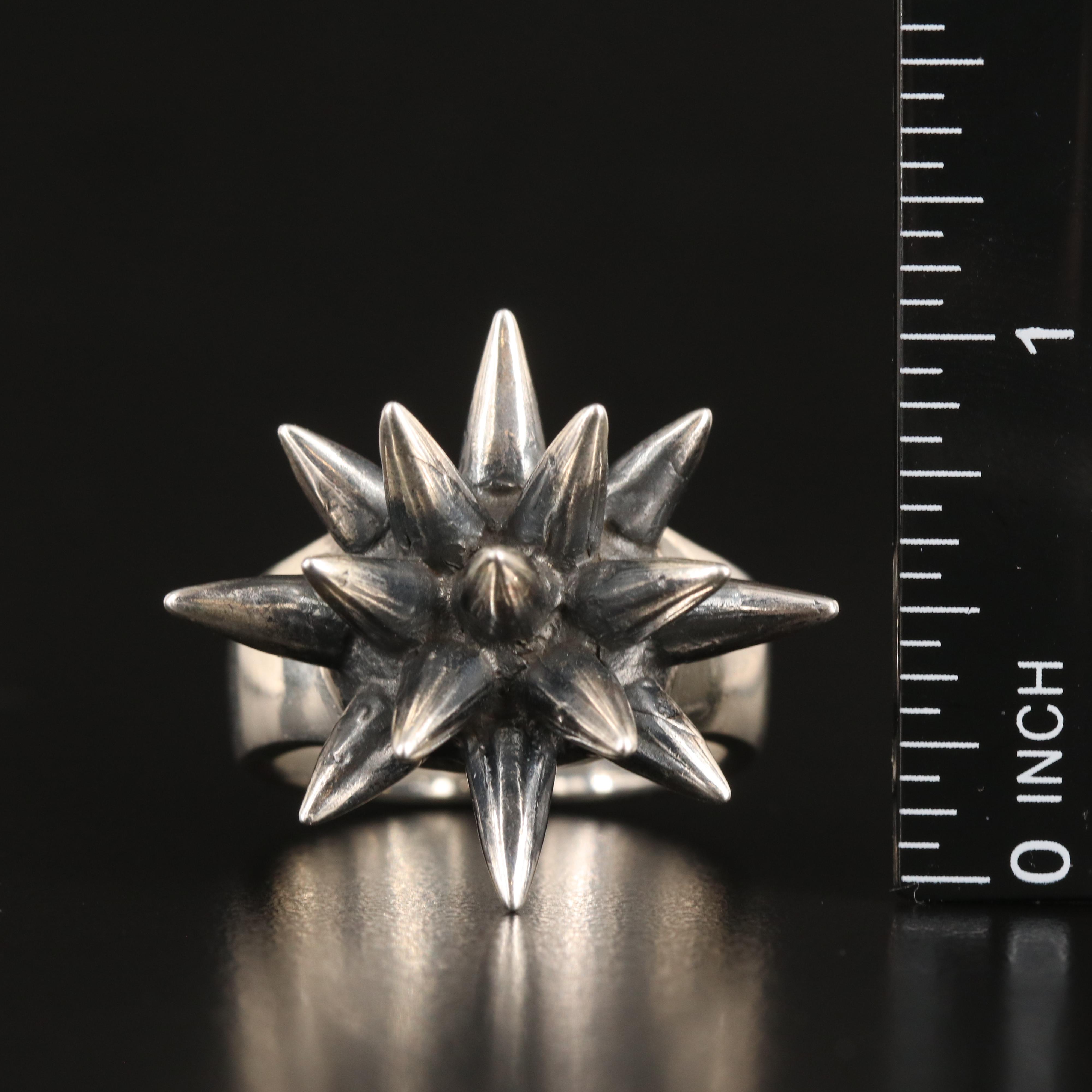 Sterling Spiked Ring