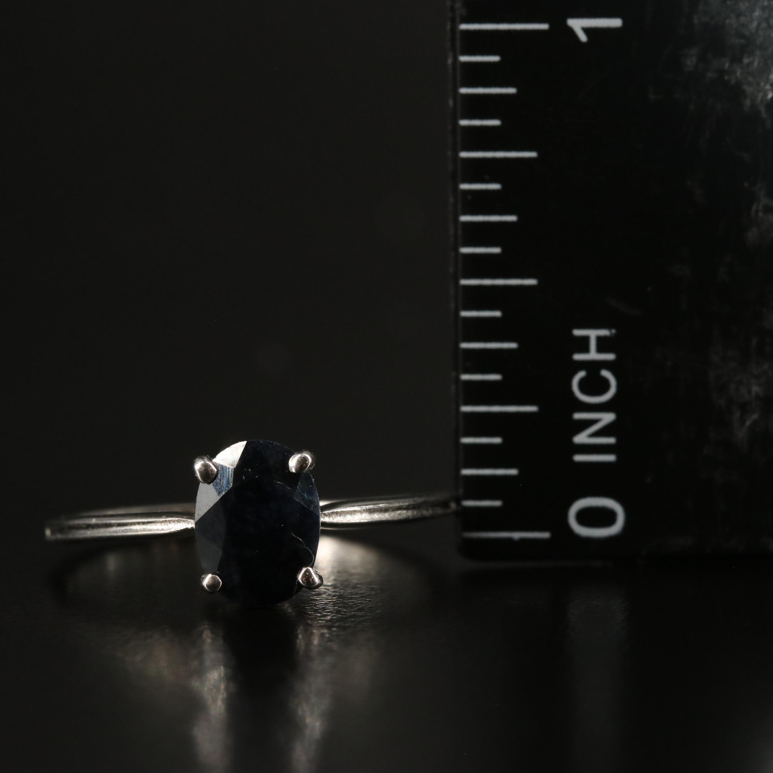 Sterling Filled Corundum Ring
