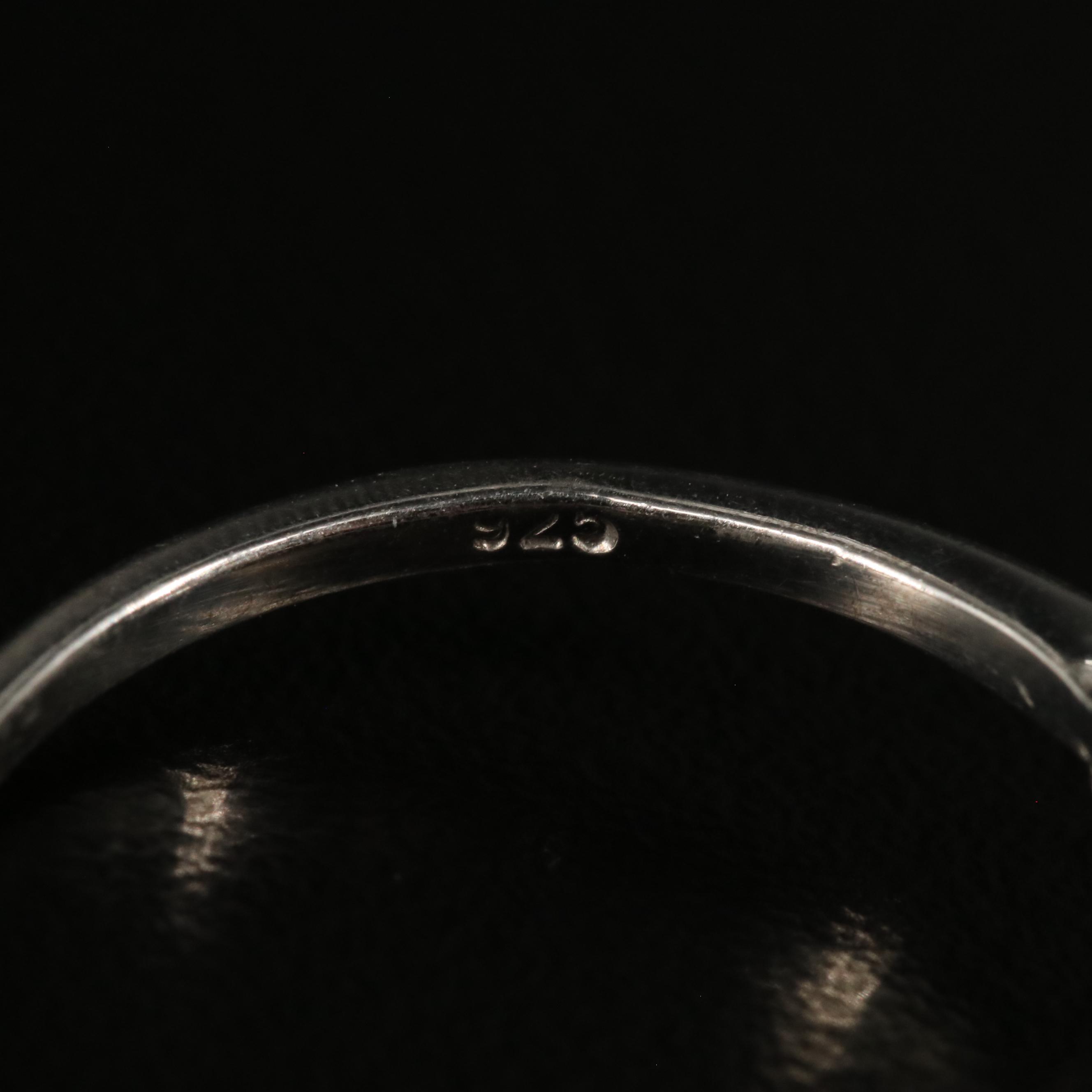 Sterling Filled Corundum Ring