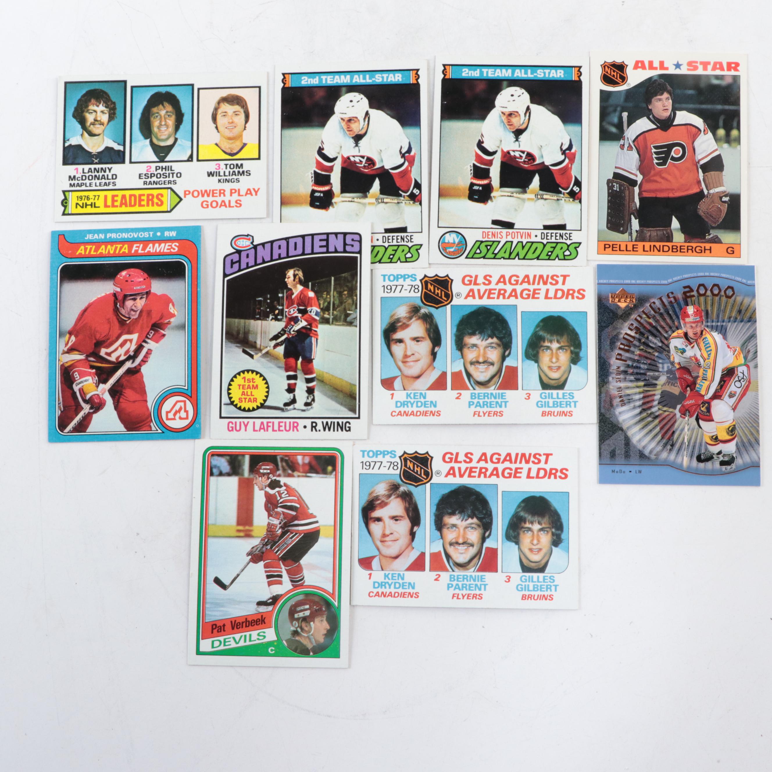 Pittsburgh Hornets Hockey Team Print with Hockey Cards, Esposito, More