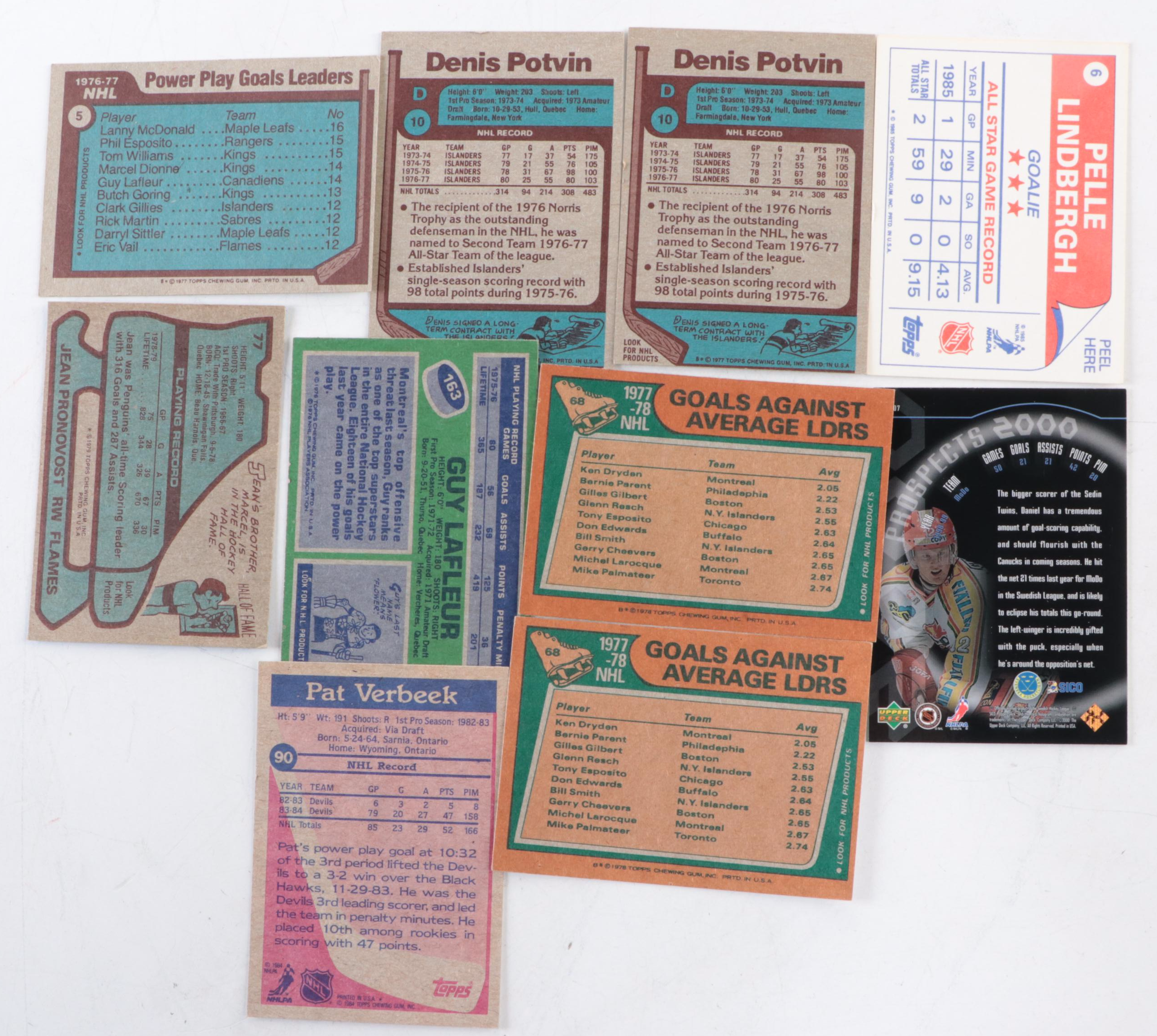 Pittsburgh Hornets Hockey Team Print with Hockey Cards, Esposito, More