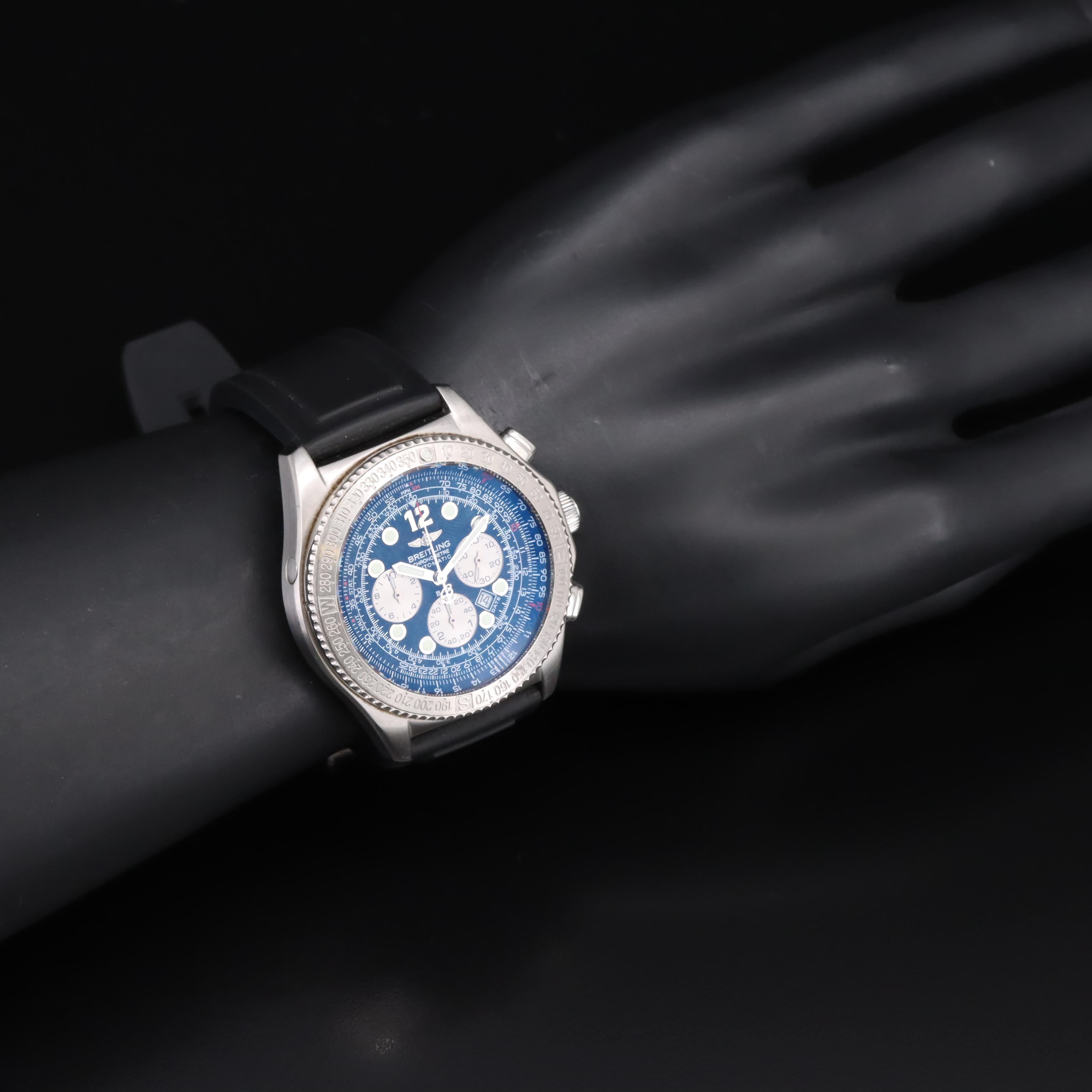 Breitling B-2 Chronograph Black Dial 44mm Automatic