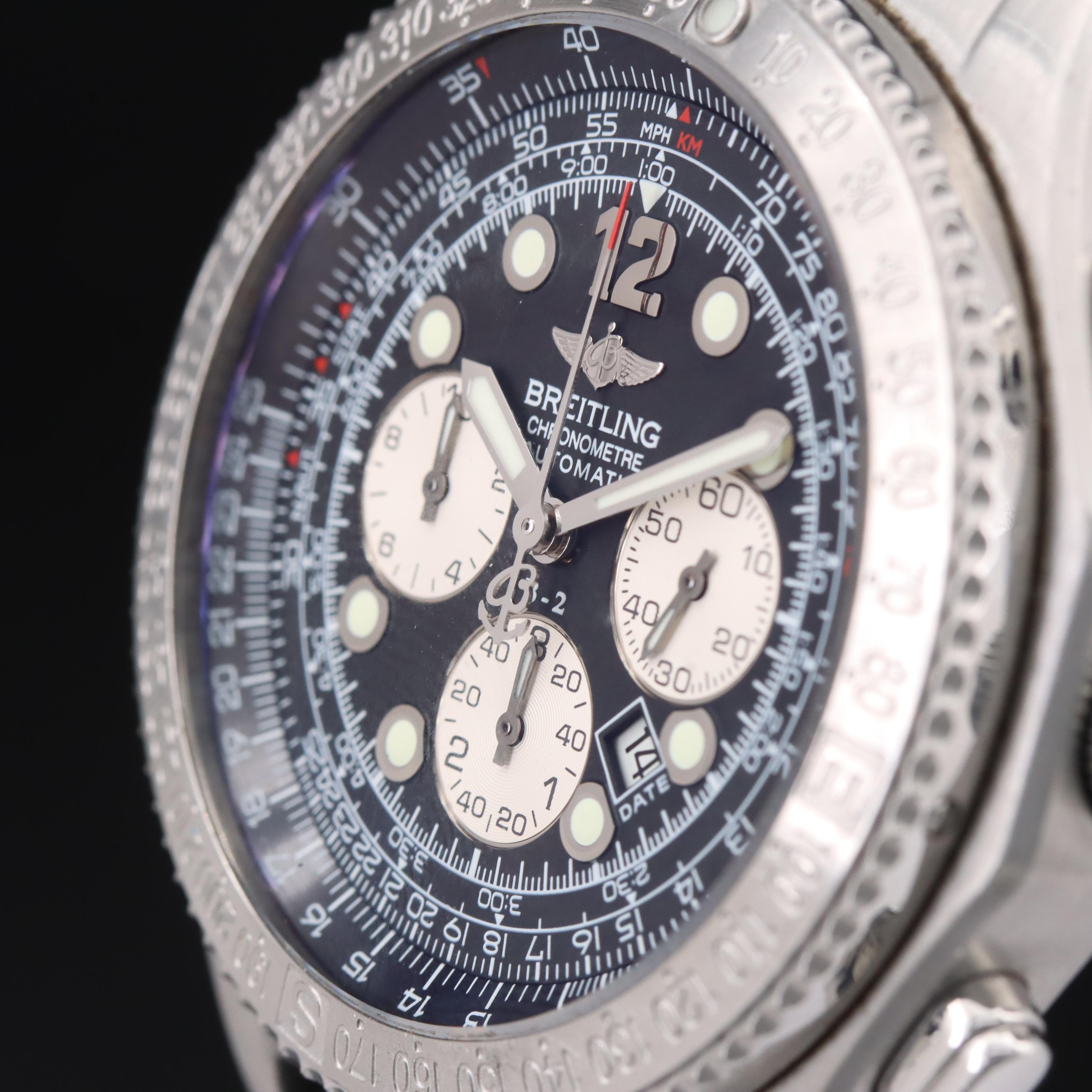 Breitling B-2 Chronograph Black Dial 44mm Automatic