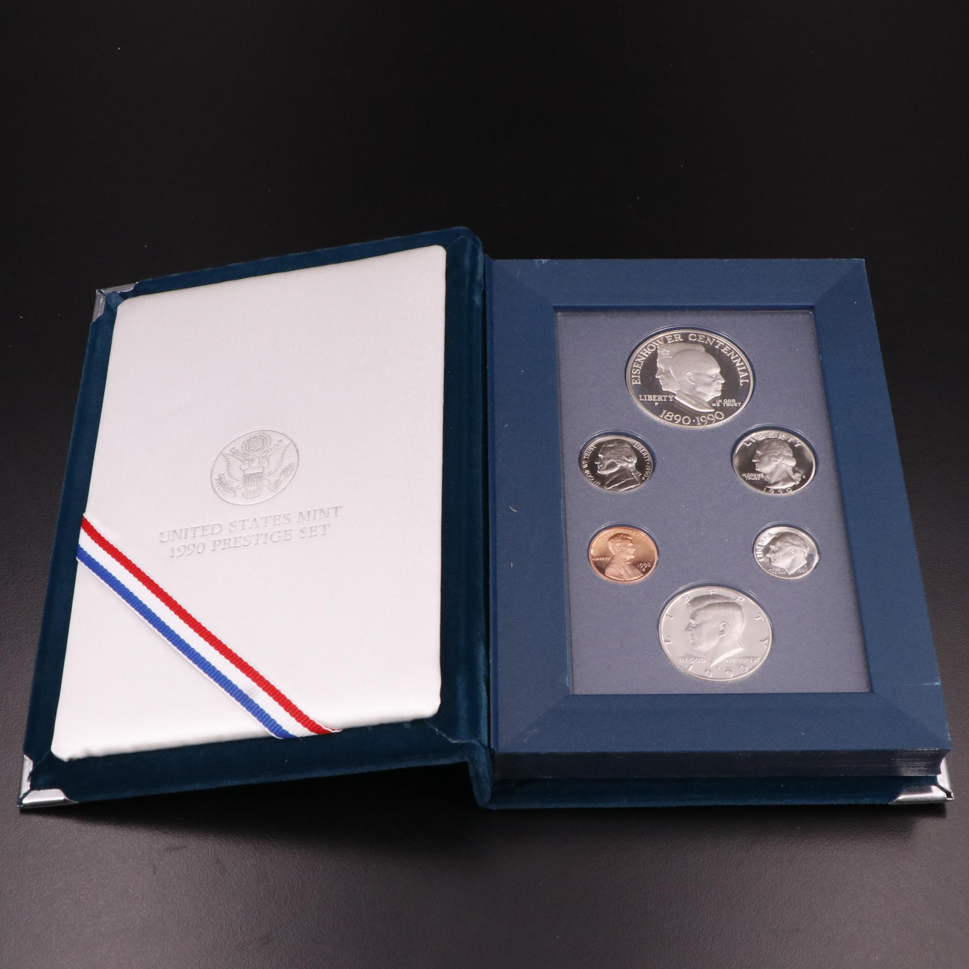 Group of Four United States Mint Prestige Proof Sets