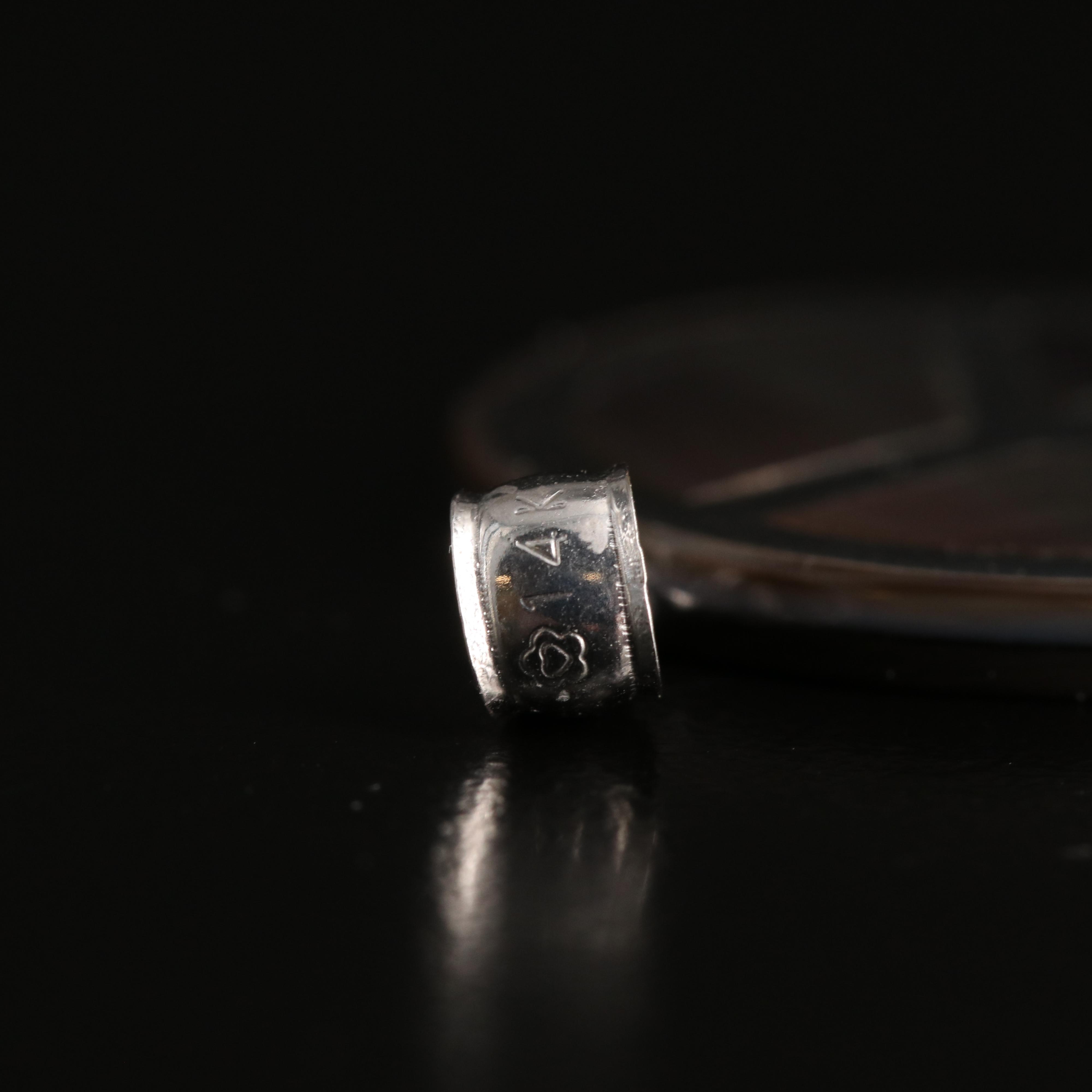 14K Mother-of-Pearl Peace Sign Pendant