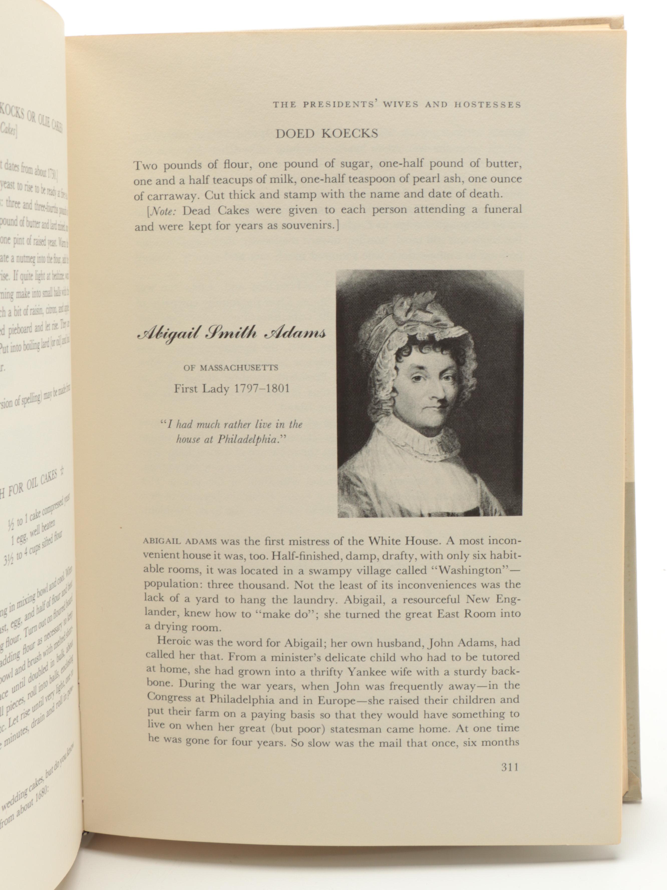 "The White House Cookbook" by Janet Halliday Ervin, 1964