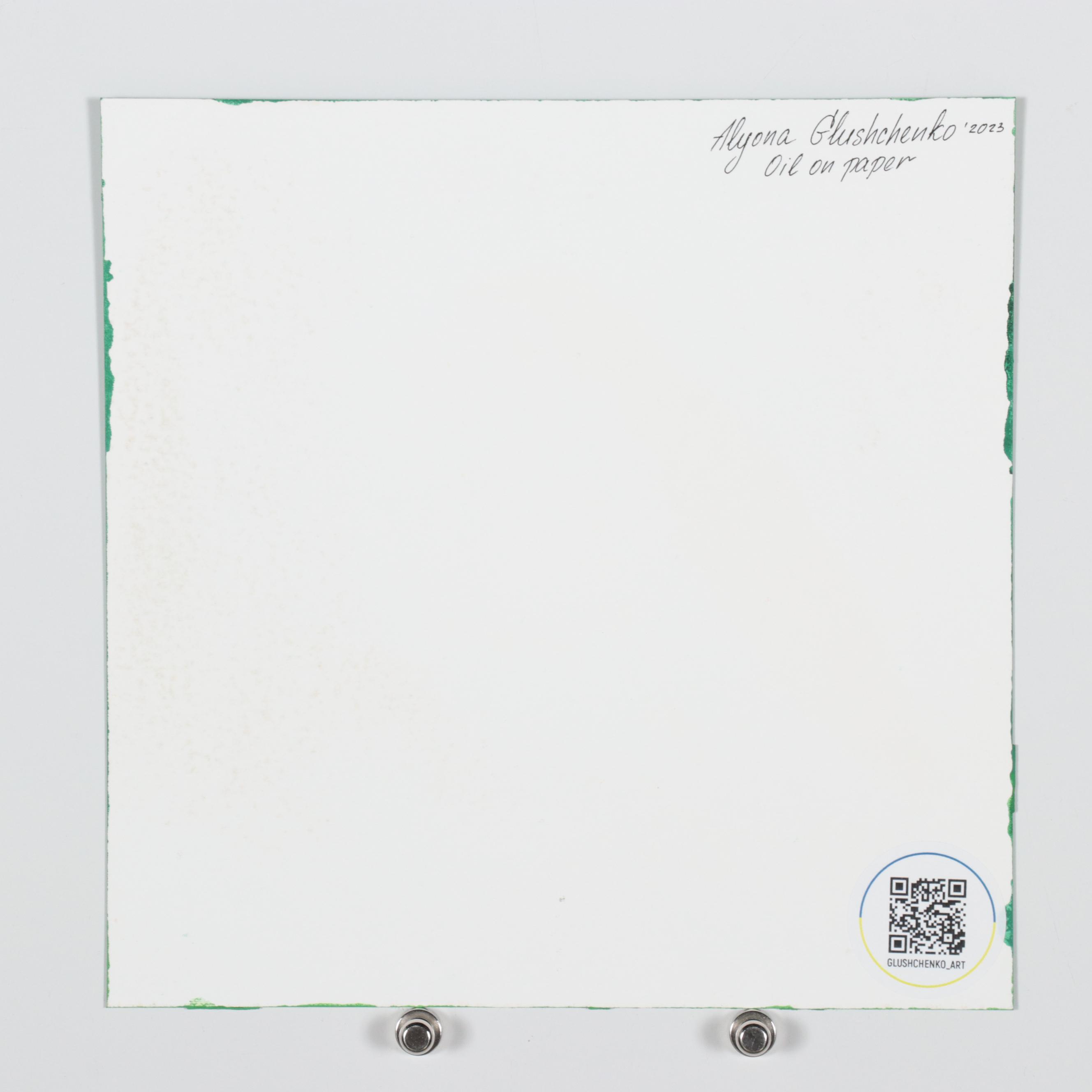 Alyona Glushchenko Oil Painting of Robin Bird, 2023