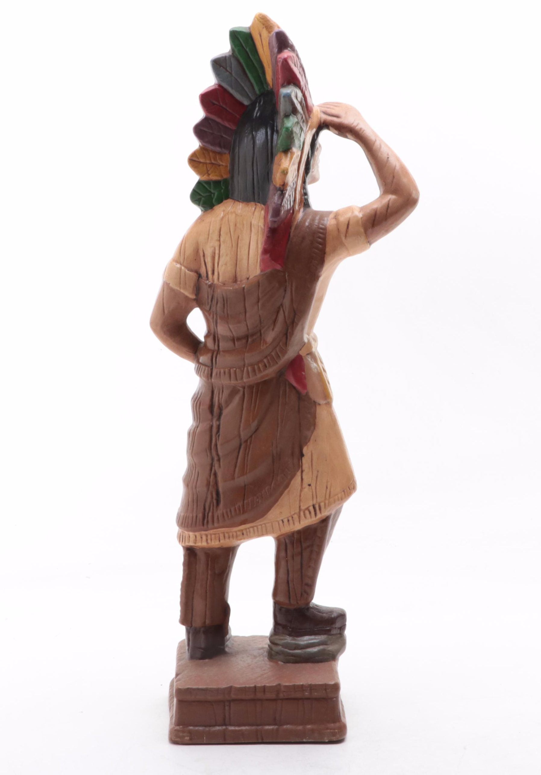 Native American Figurines, Postcards and Wall Hanging