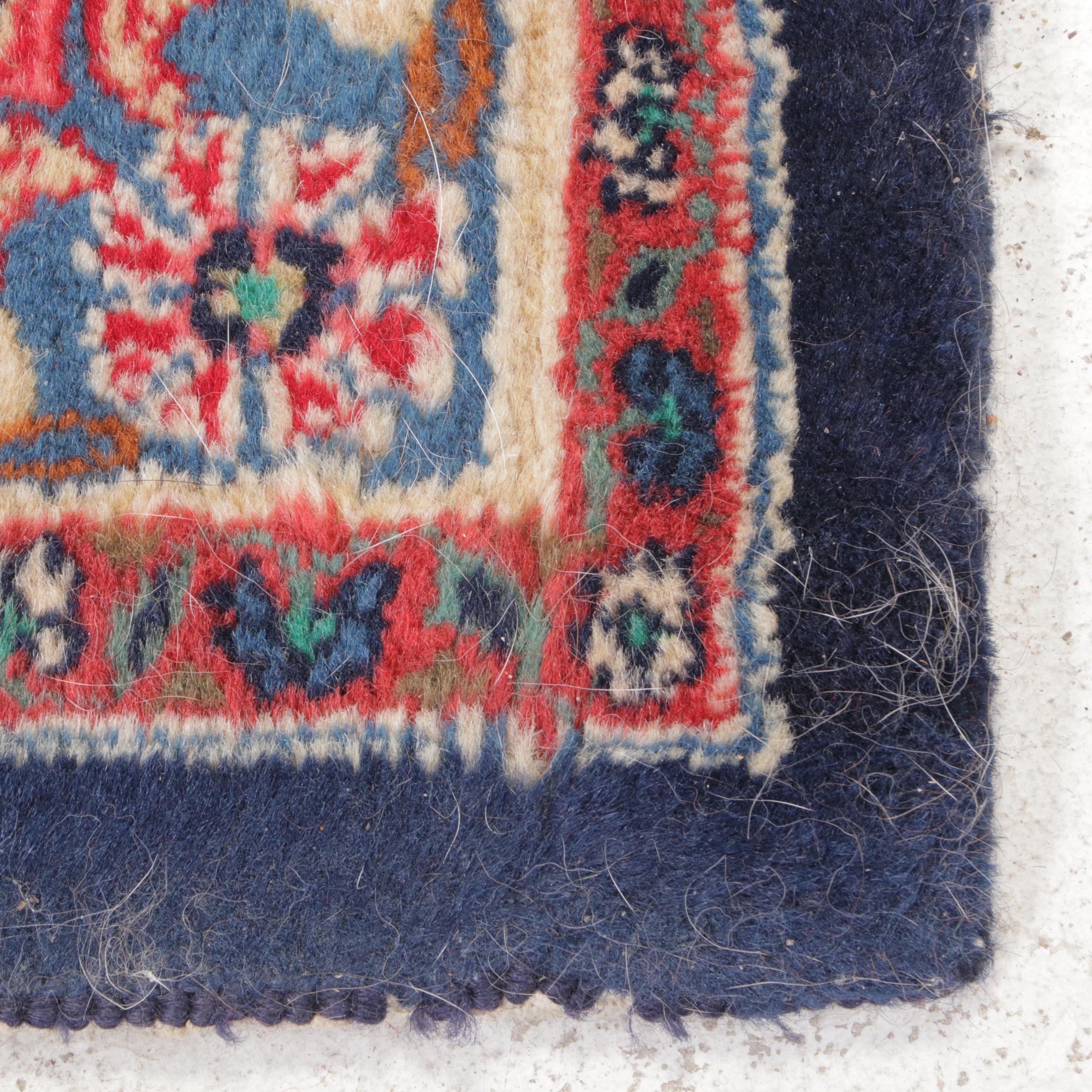 7' x 10'6 Hand-Knotted Persian Kashan Area Rug