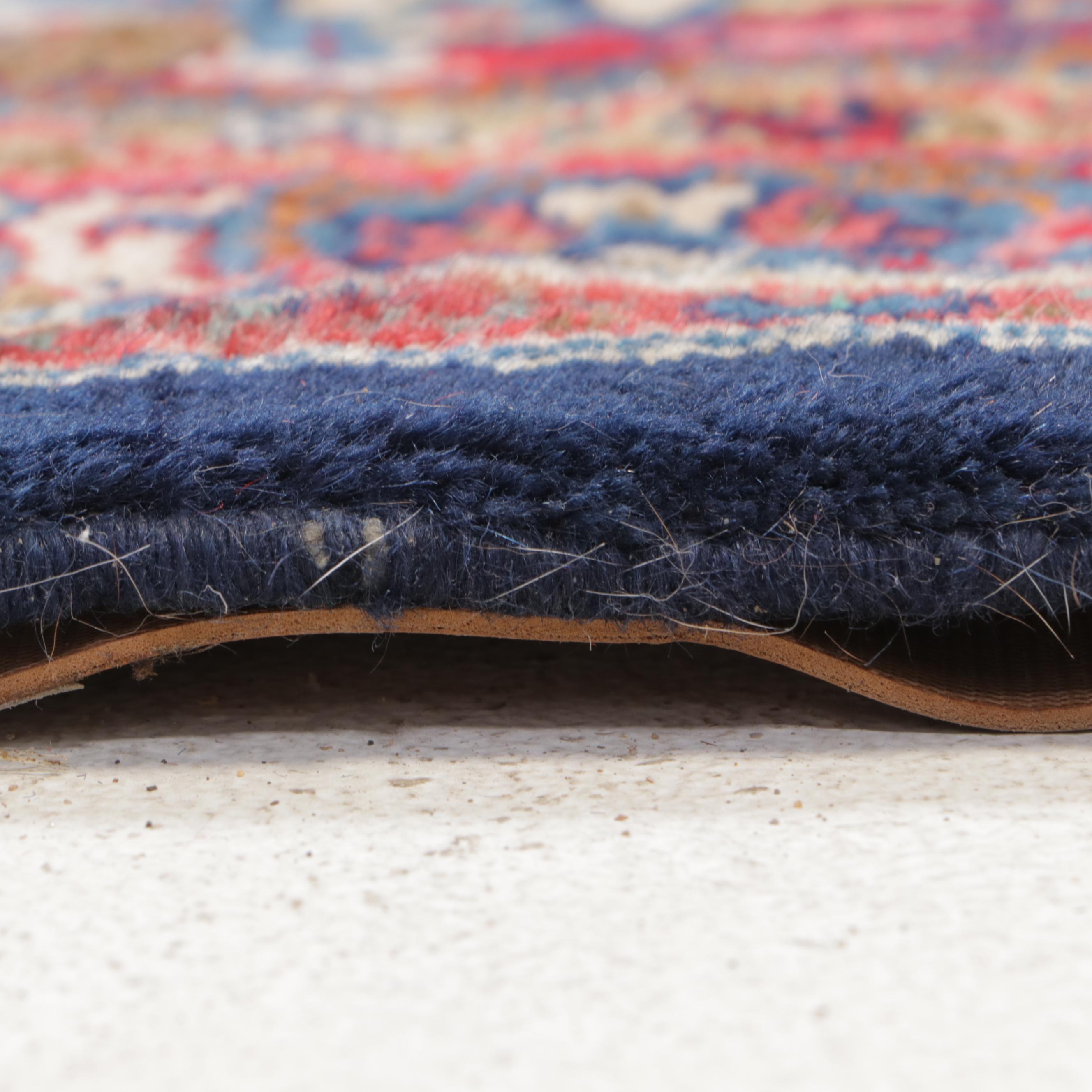 7' x 10'6 Hand-Knotted Persian Kashan Area Rug