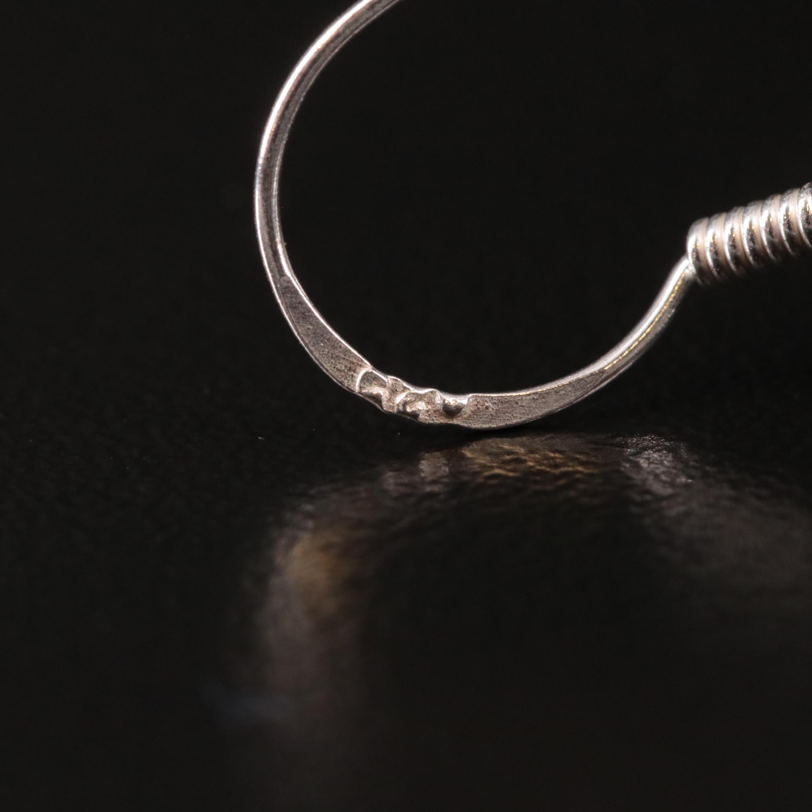 Sterling Amethyst Drop Earrings