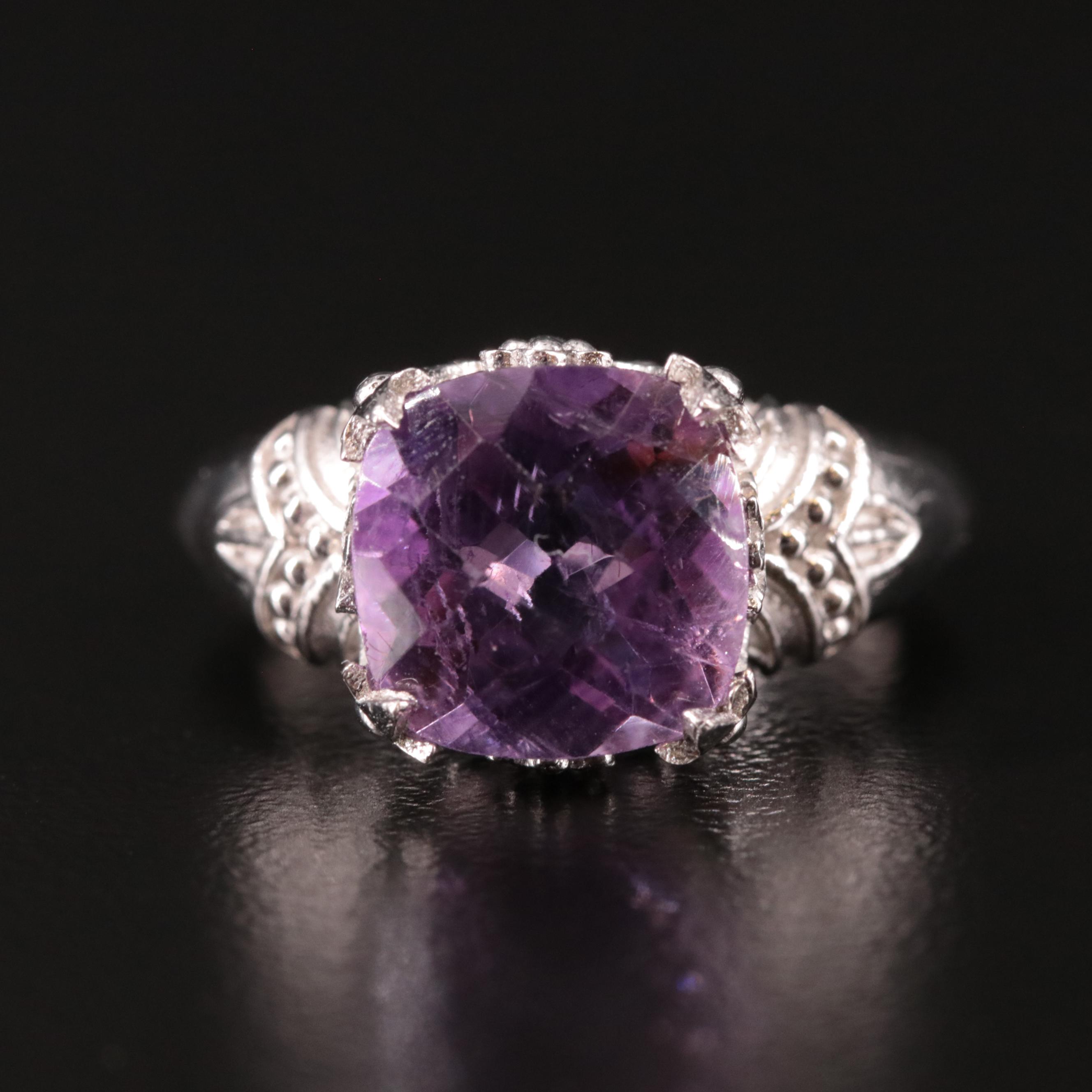 Sterling Amethyst Ring