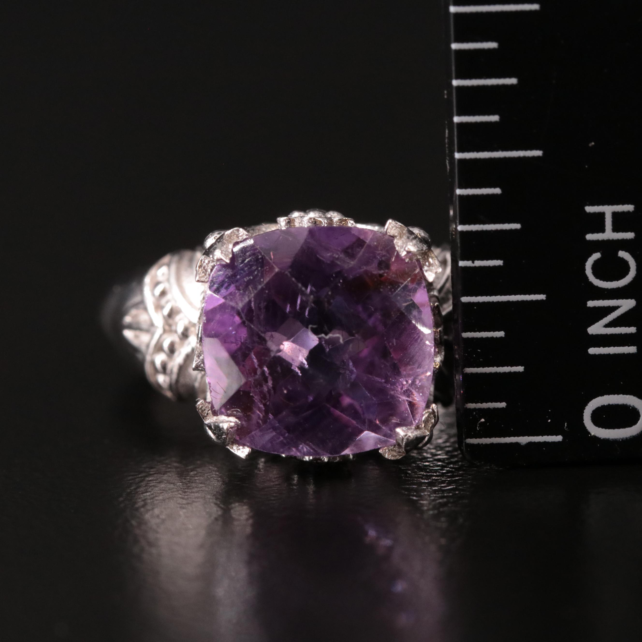 Sterling Amethyst Ring