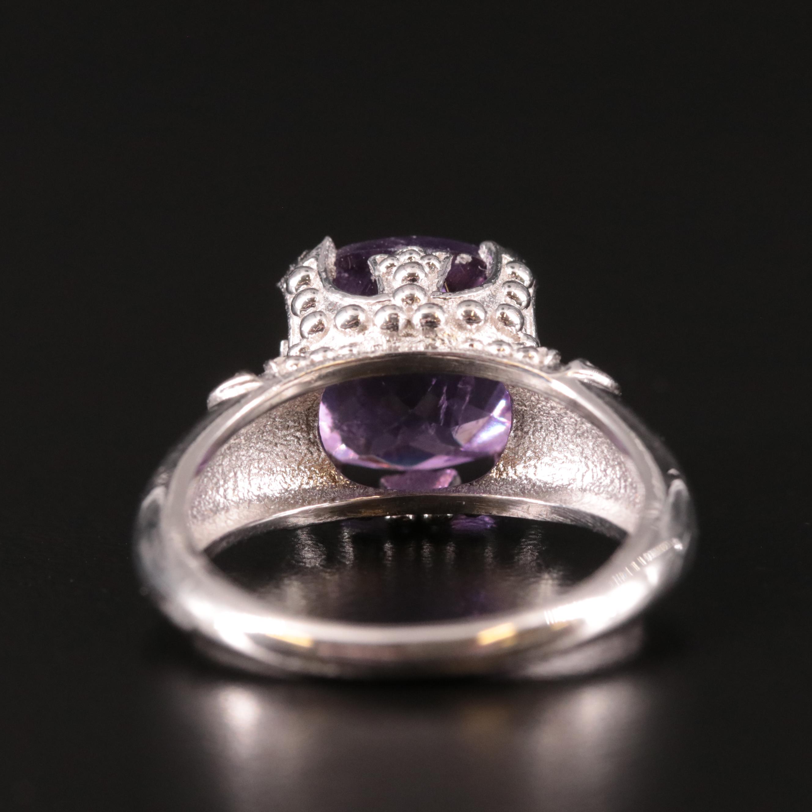 Sterling Amethyst Ring