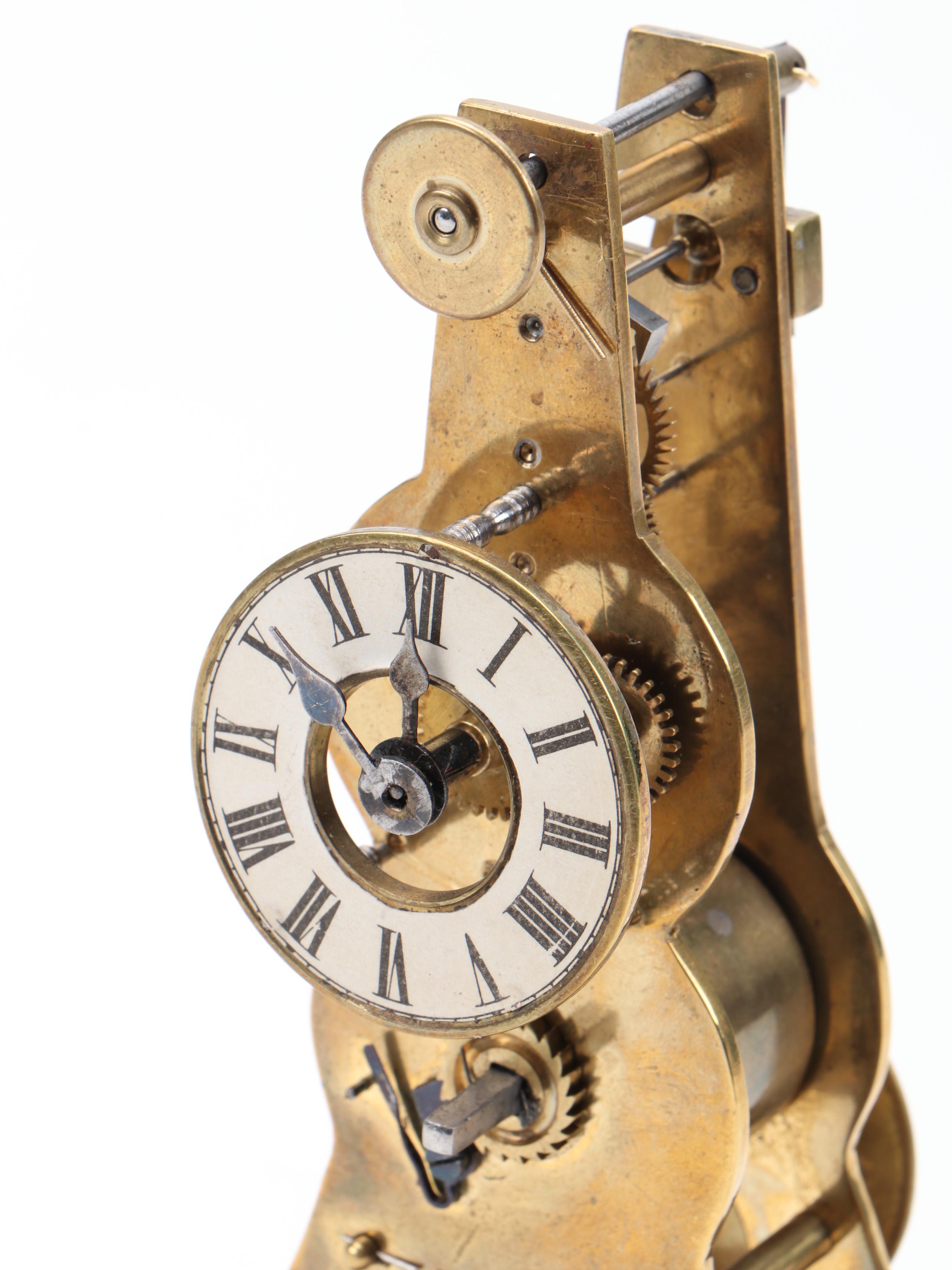 Seth Thomas Adamantine Mantel Clock with Brass German Anniversary Clock