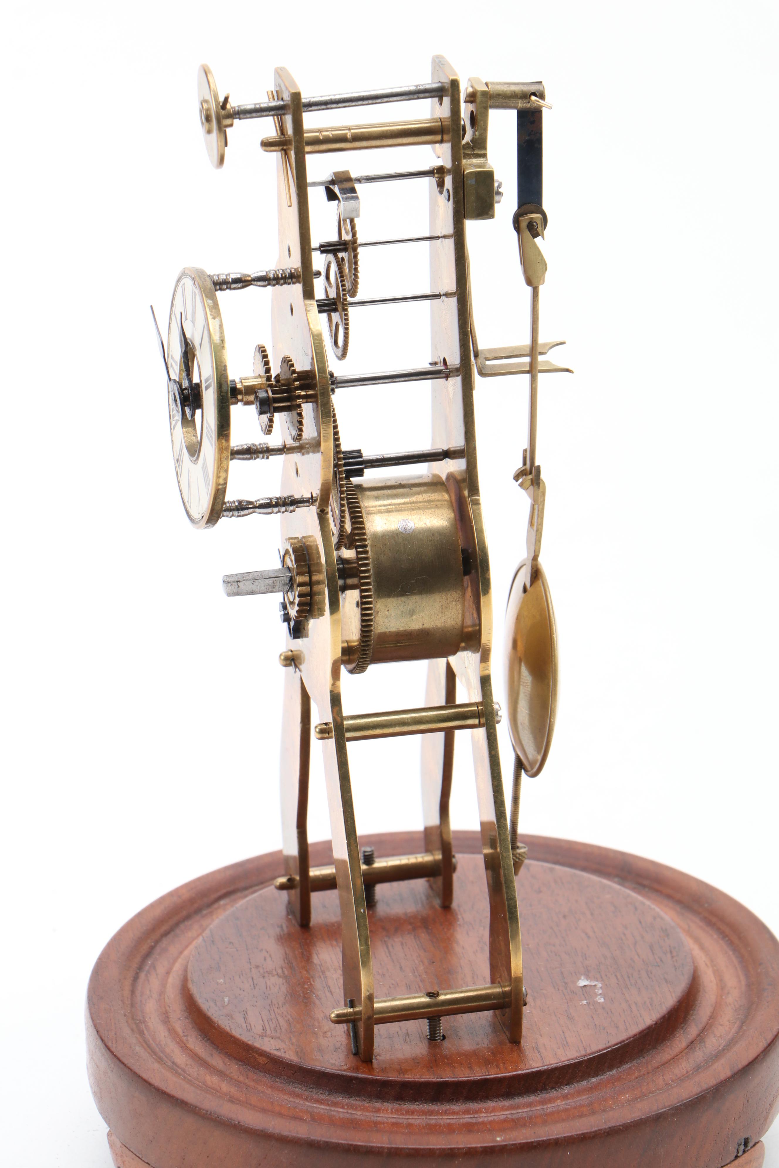 Seth Thomas Adamantine Mantel Clock with Brass German Anniversary Clock