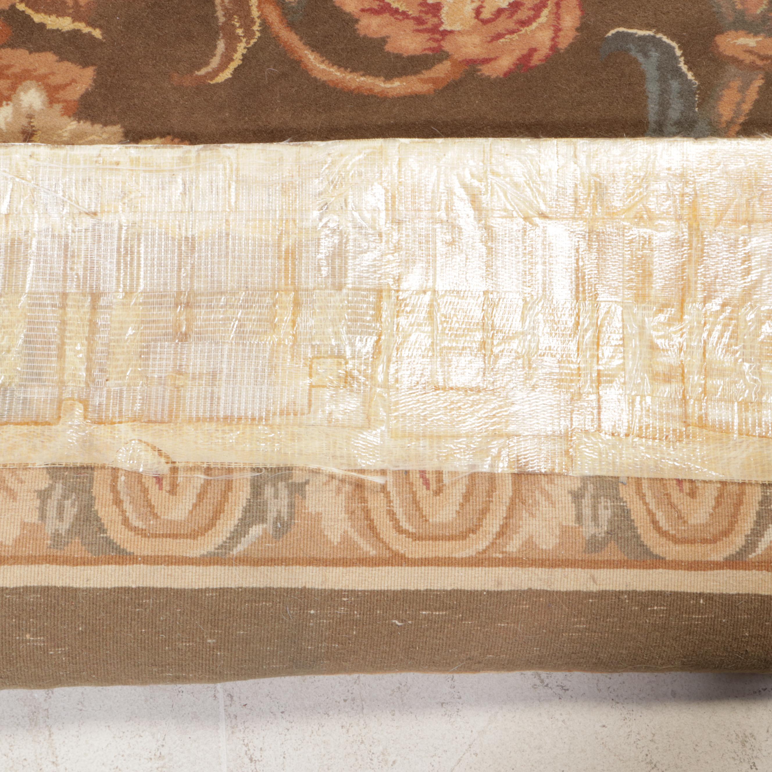 9'9 x 13'8 Hand-Tufted Sino-French Aubusson Style Area Rug