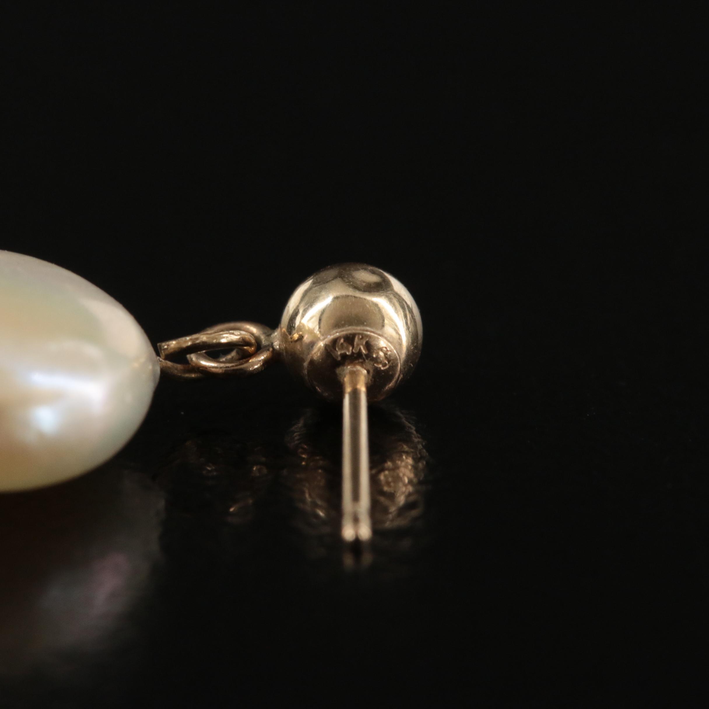 14K Pearl Earrings