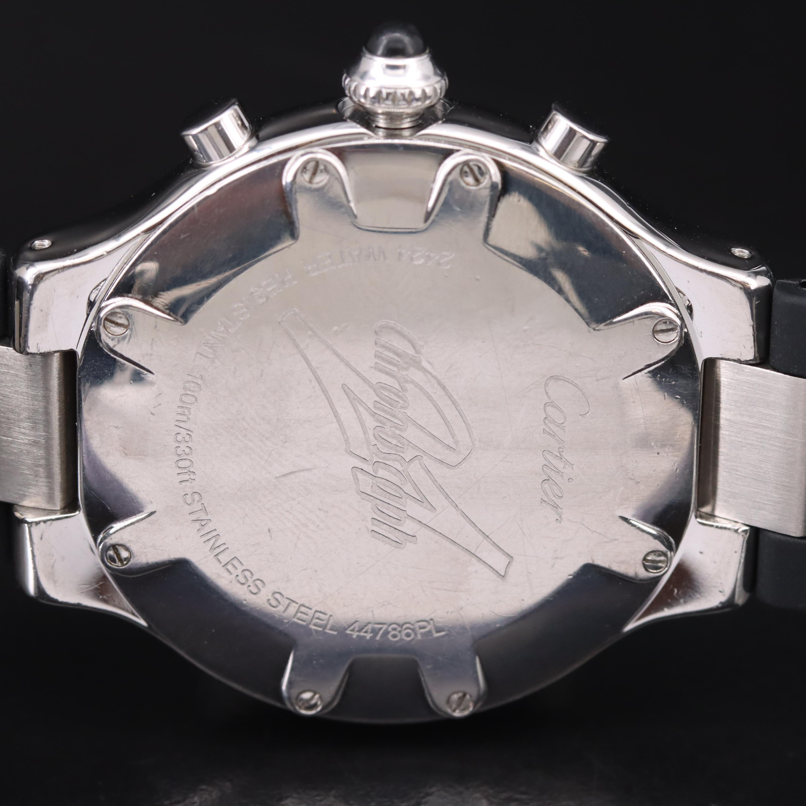 Cartier 21 Chronoscaph Stainless Steel Watch