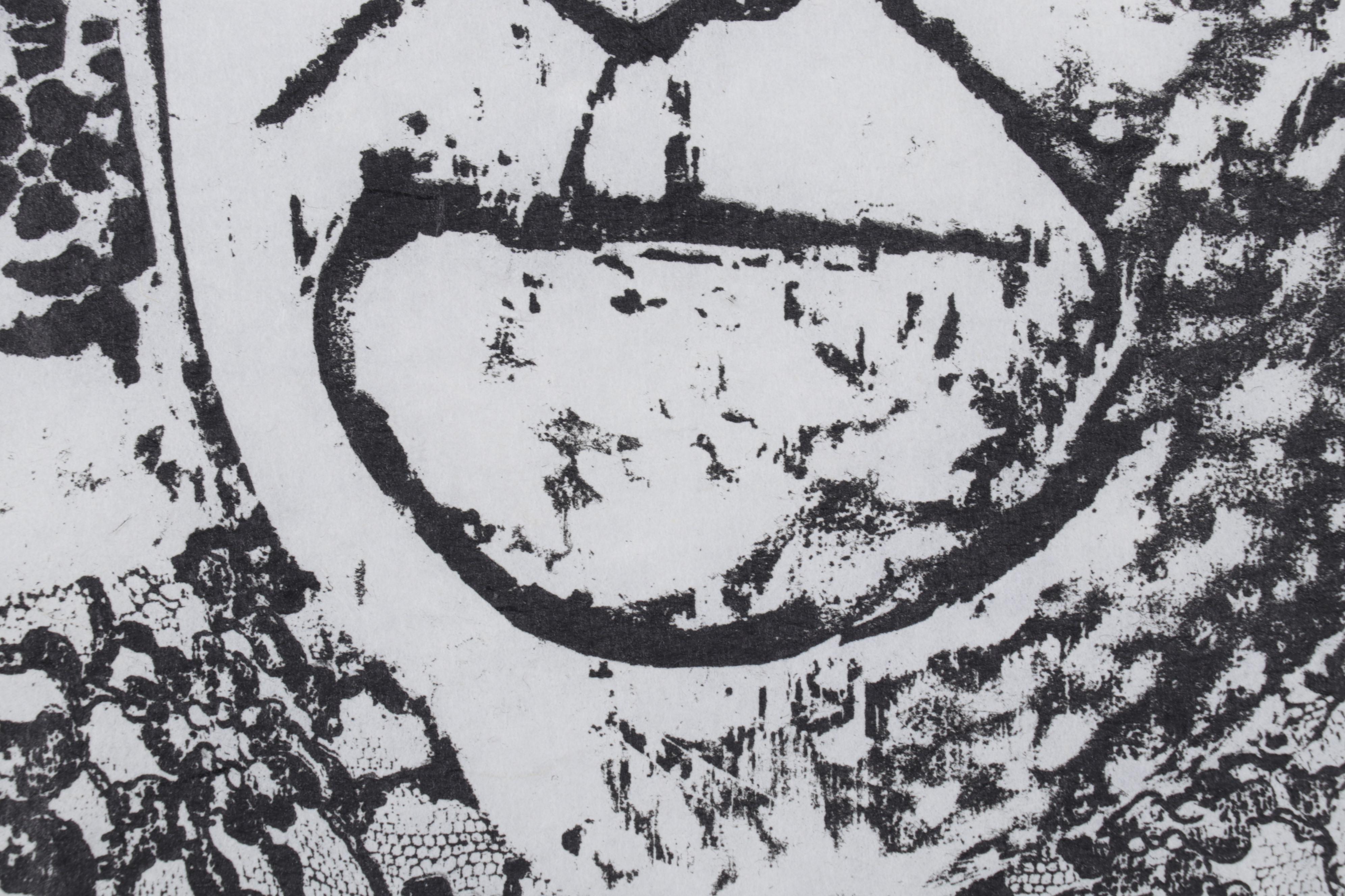 Sidney Chafetz Woodcut "Amy Lowell," Circa 1968