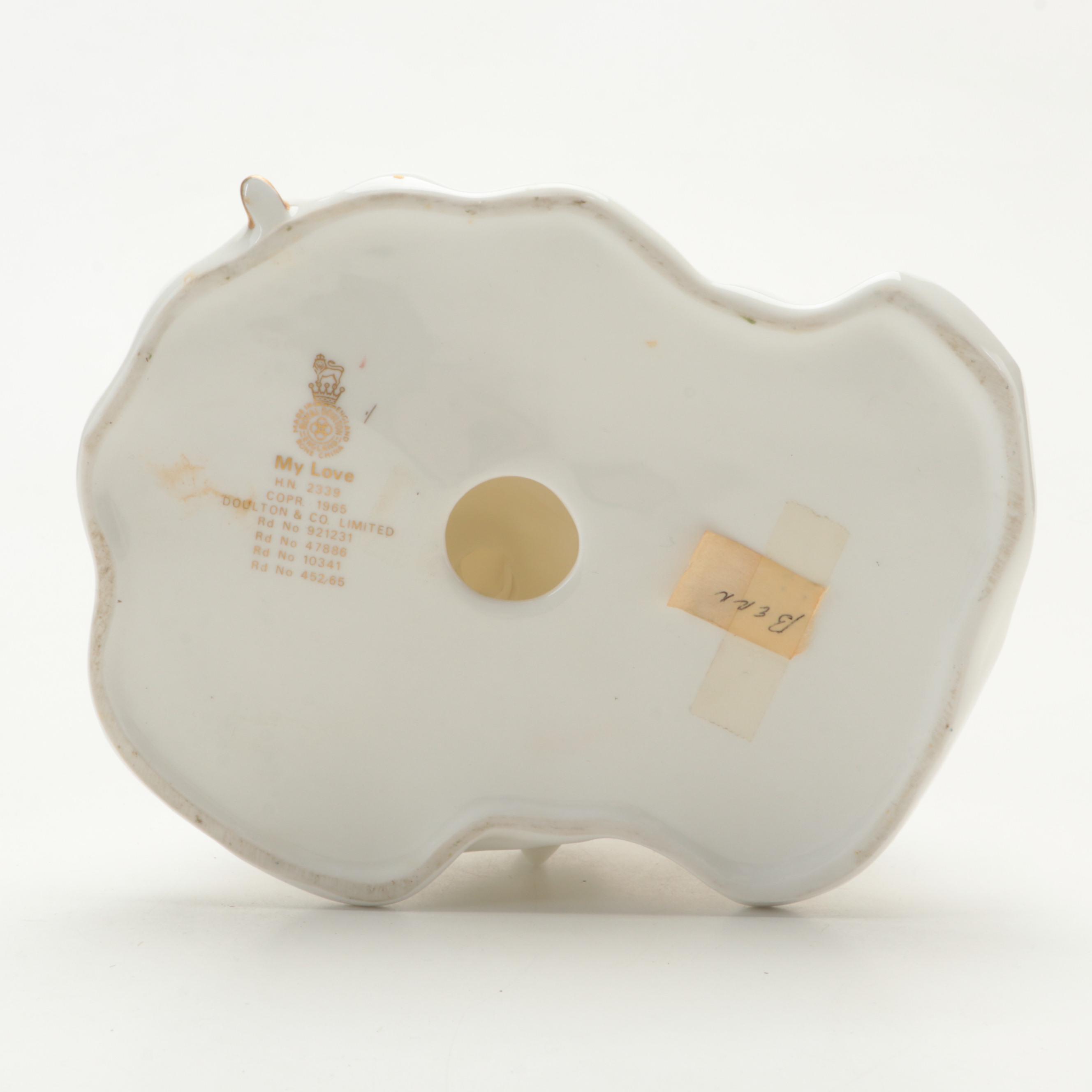 Royal Doulton Bone China Lady Figurines Including "Autumn Breeze" and Others