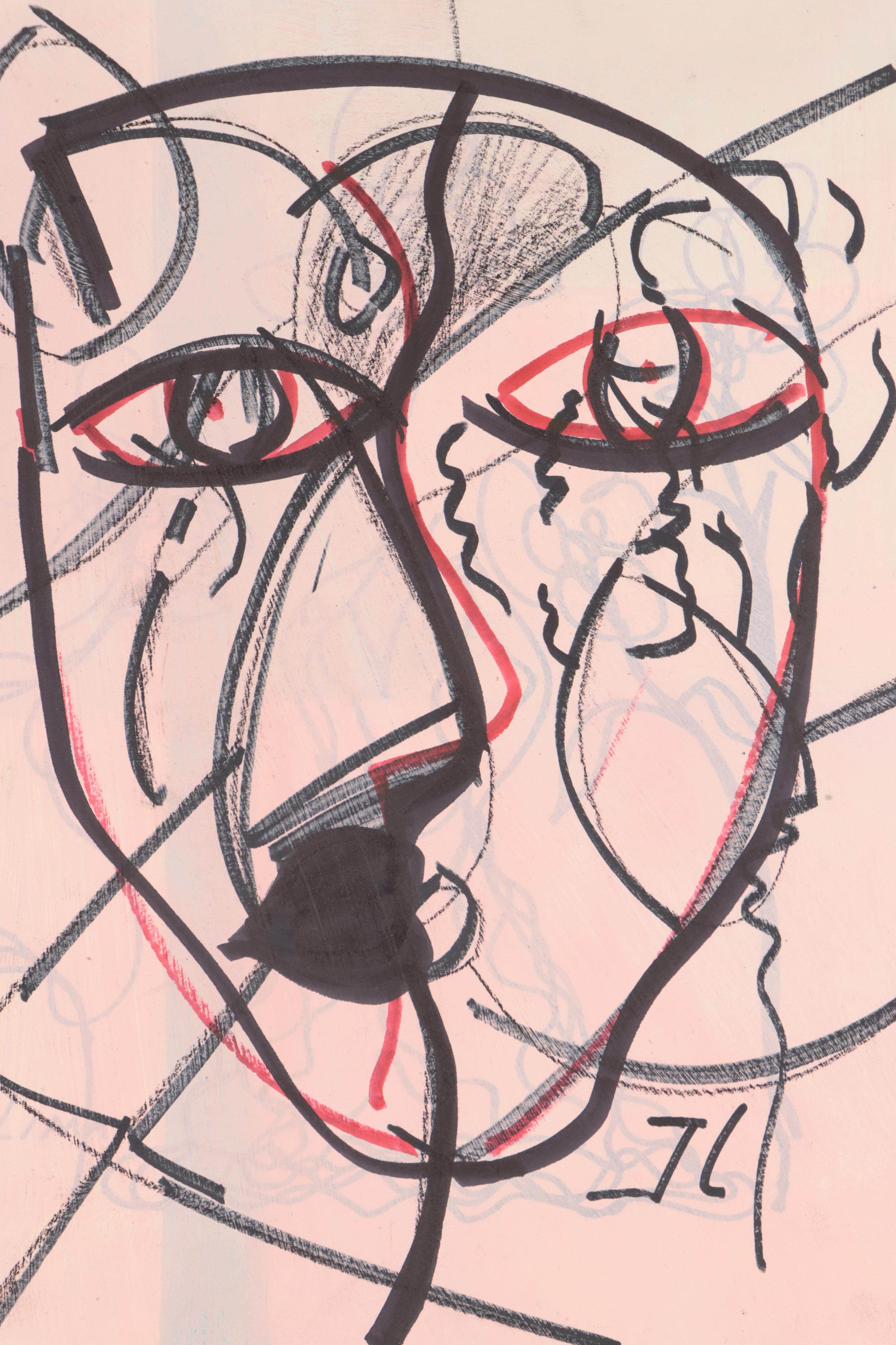 José M. Lima Mixed Media Portrait, 2017