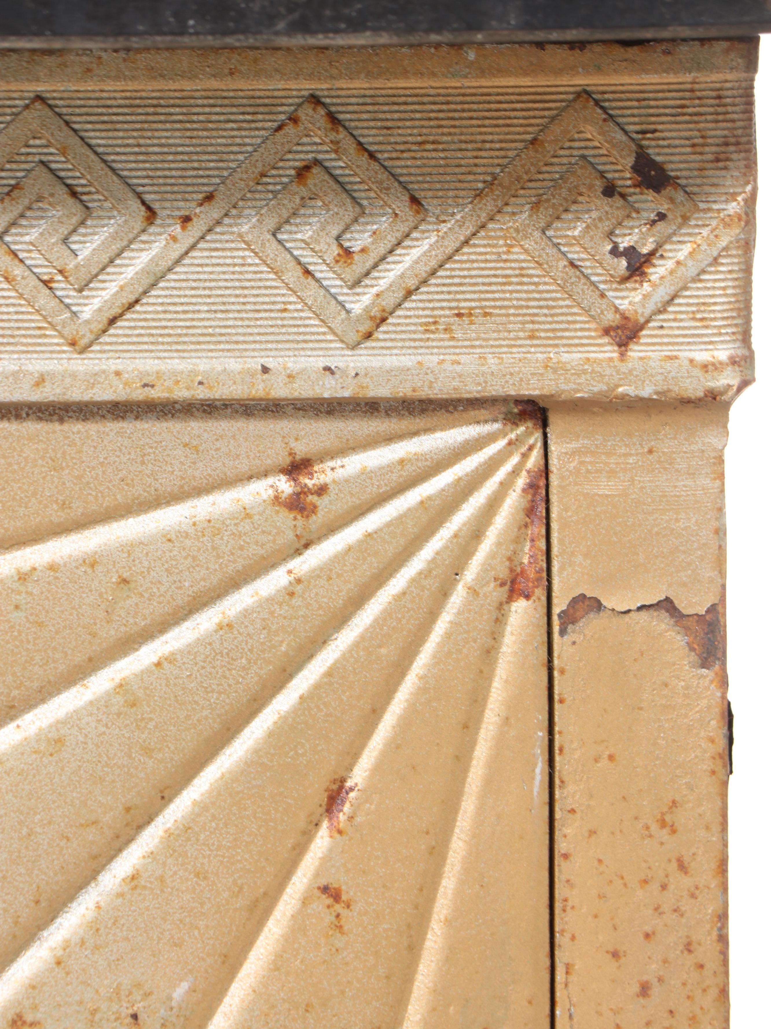 Art Deco Formica Top Iron Hall Table, 1940s